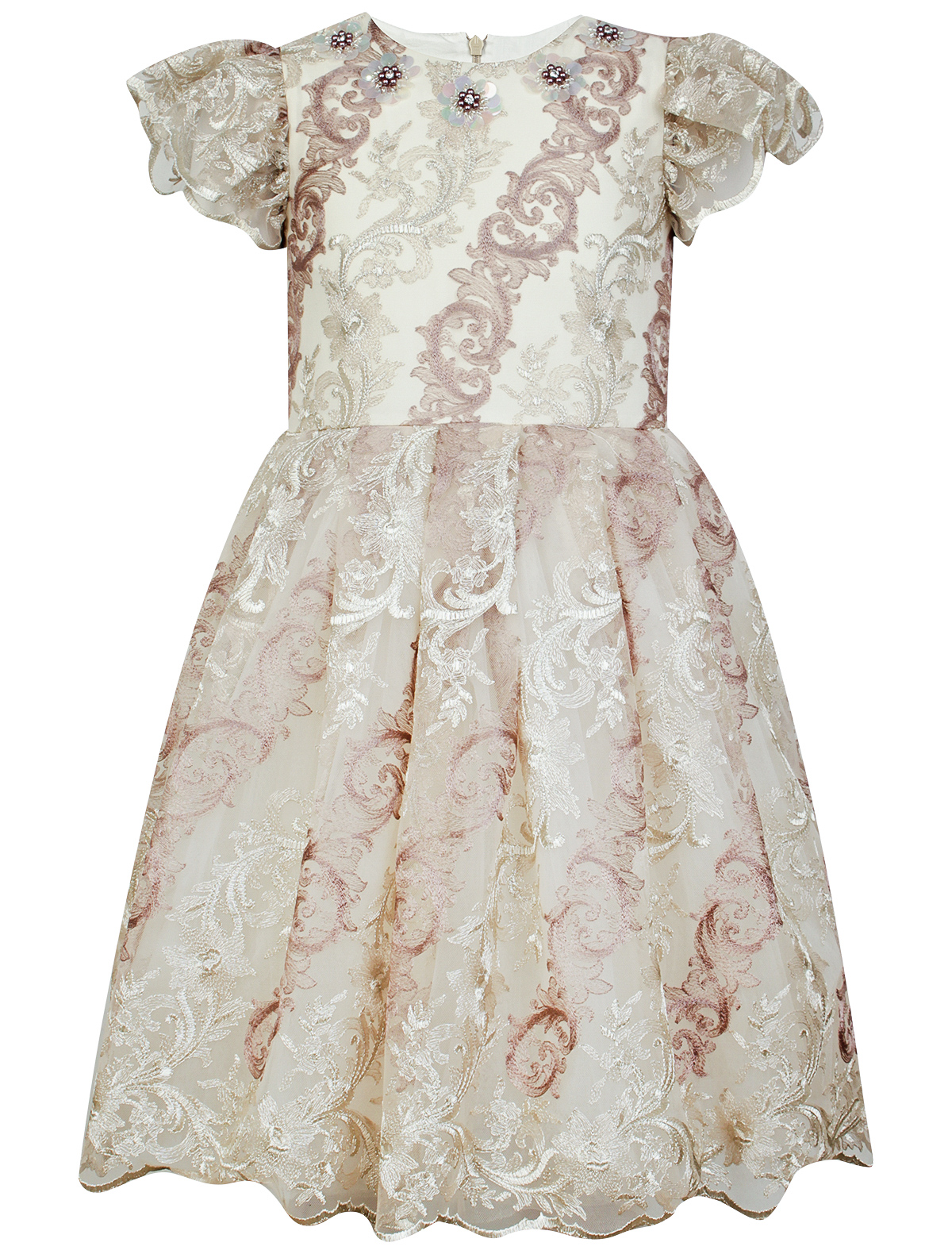 Платье EIRENE 1994337, цвет бежевый, размер 12 1051909973307 - фото 1