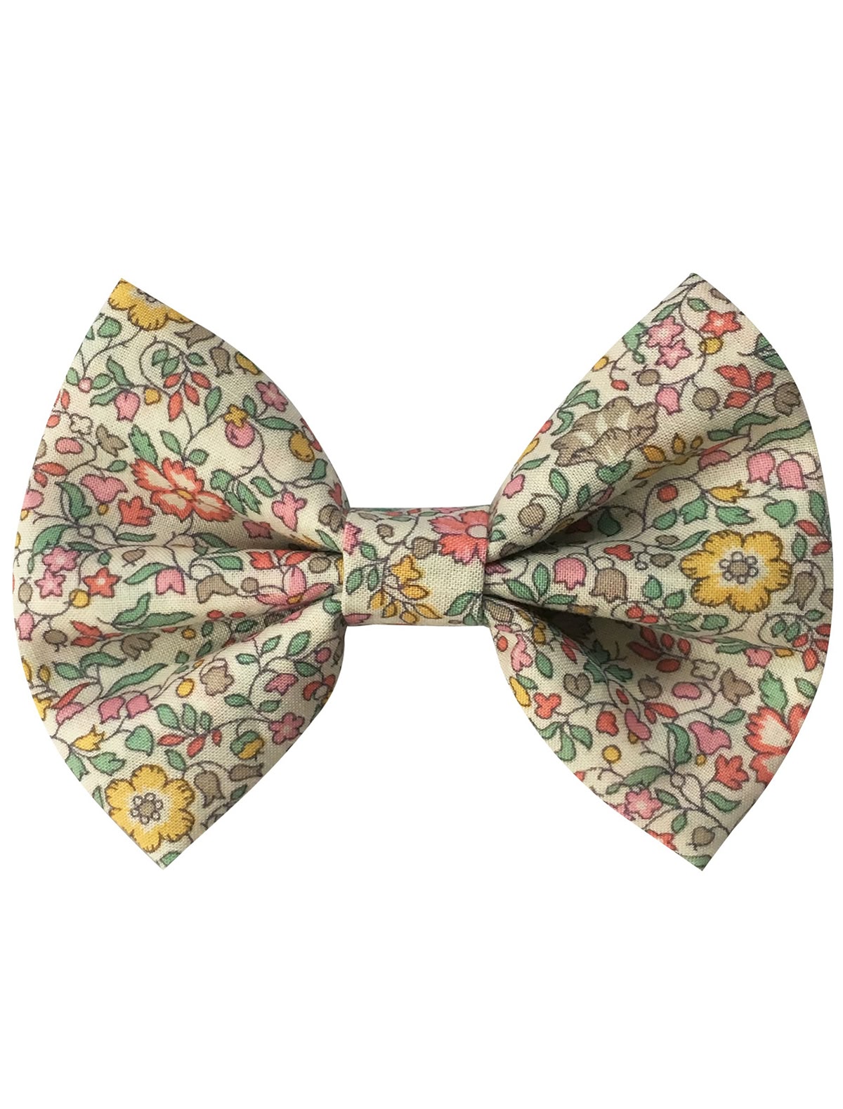 Заколка с цветочным принтом