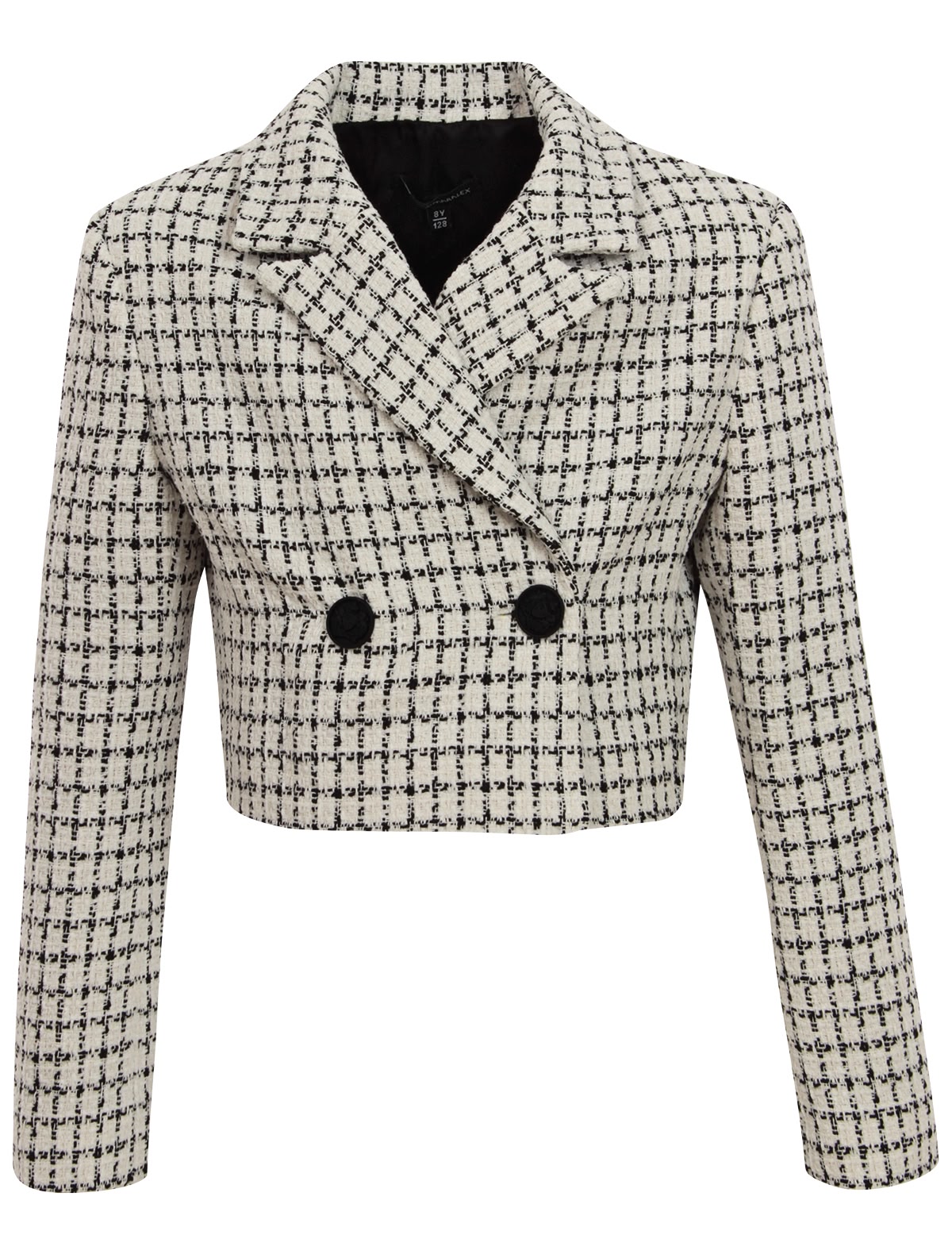 Укороченный жакет в клетку