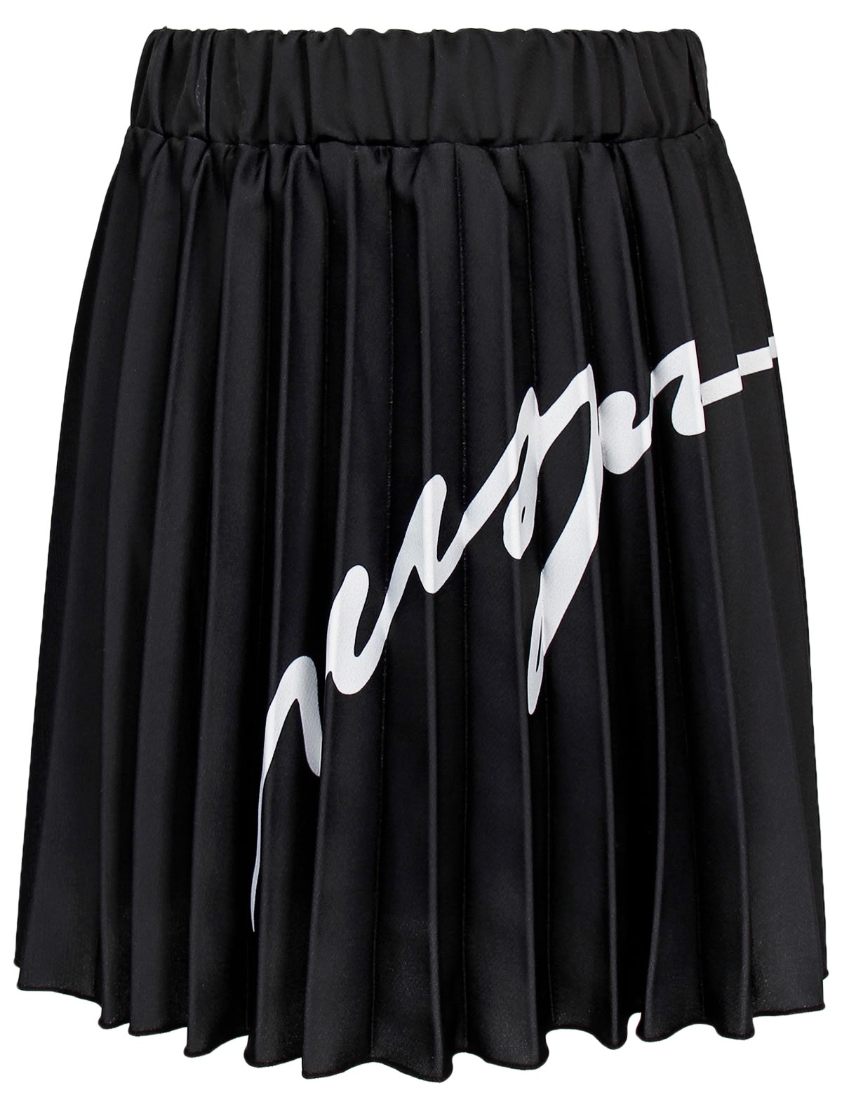 Плиссированная юбка с логотипом