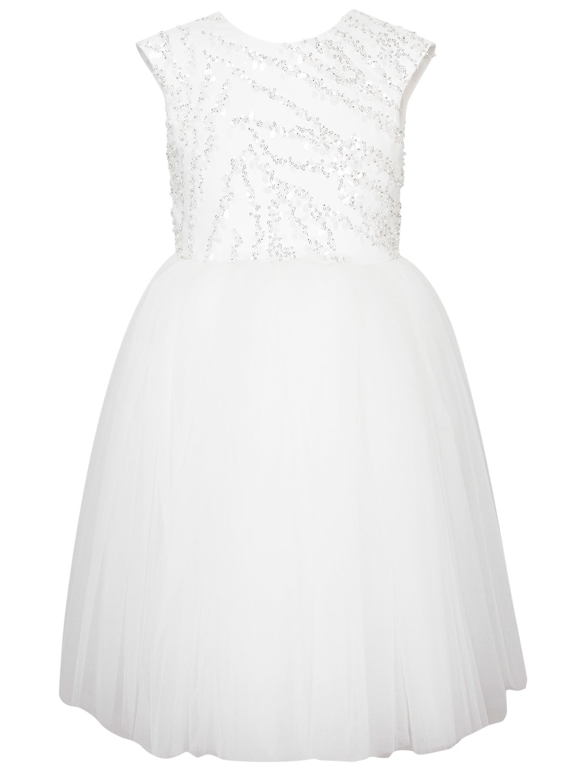 Платье с вышивкой из пайеток