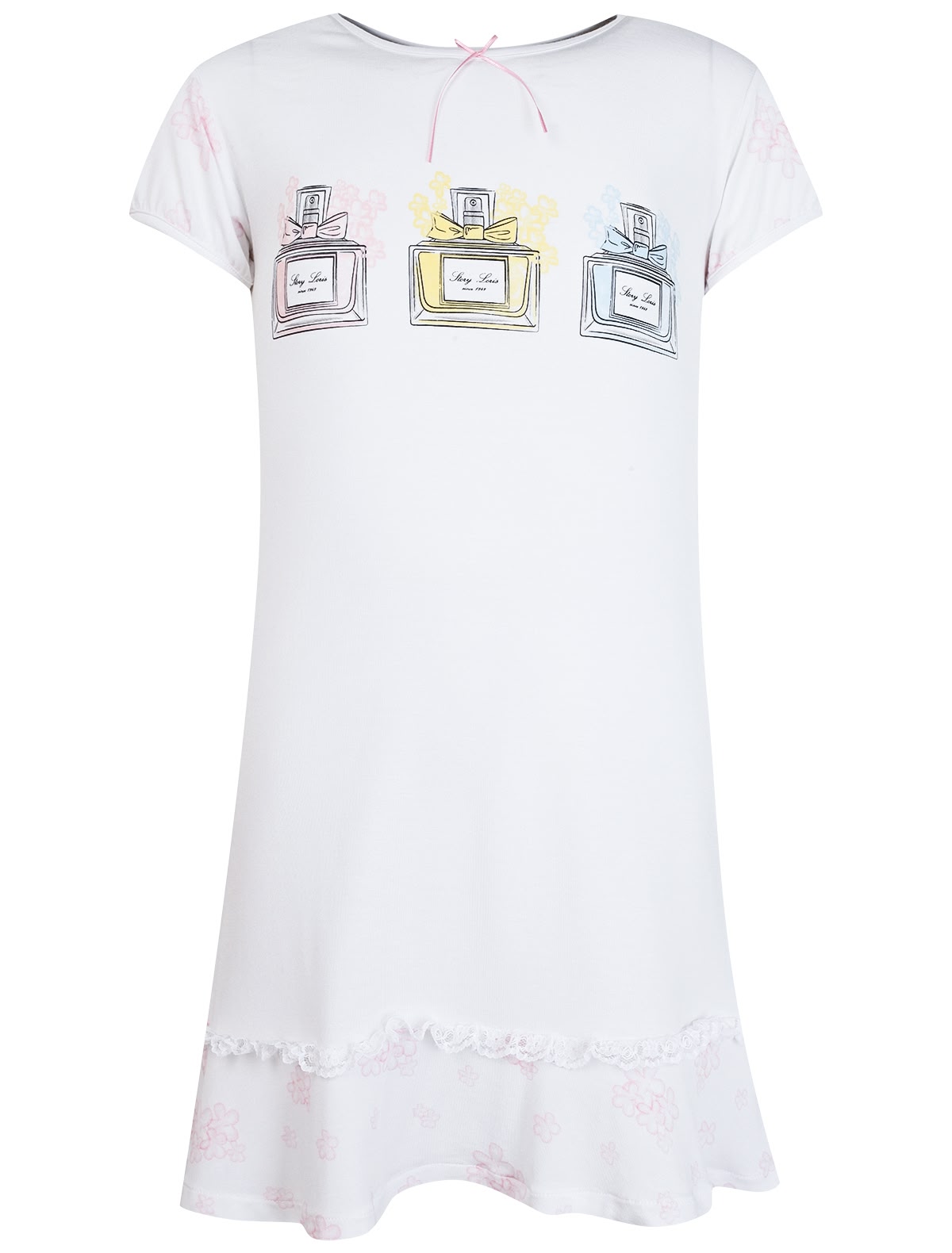 Ночная рубашка с принтом духи