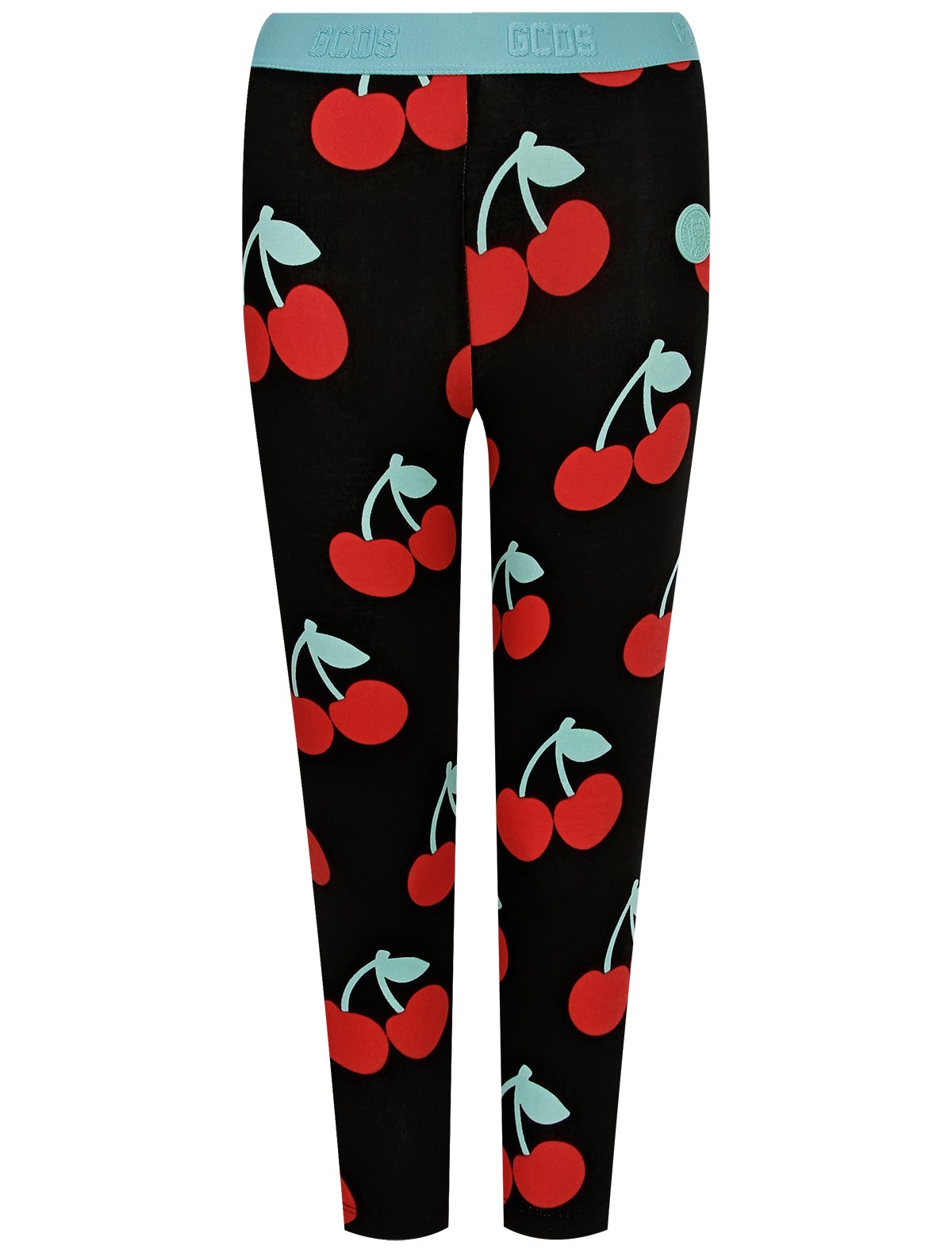 Леггинсы с принтом вишни