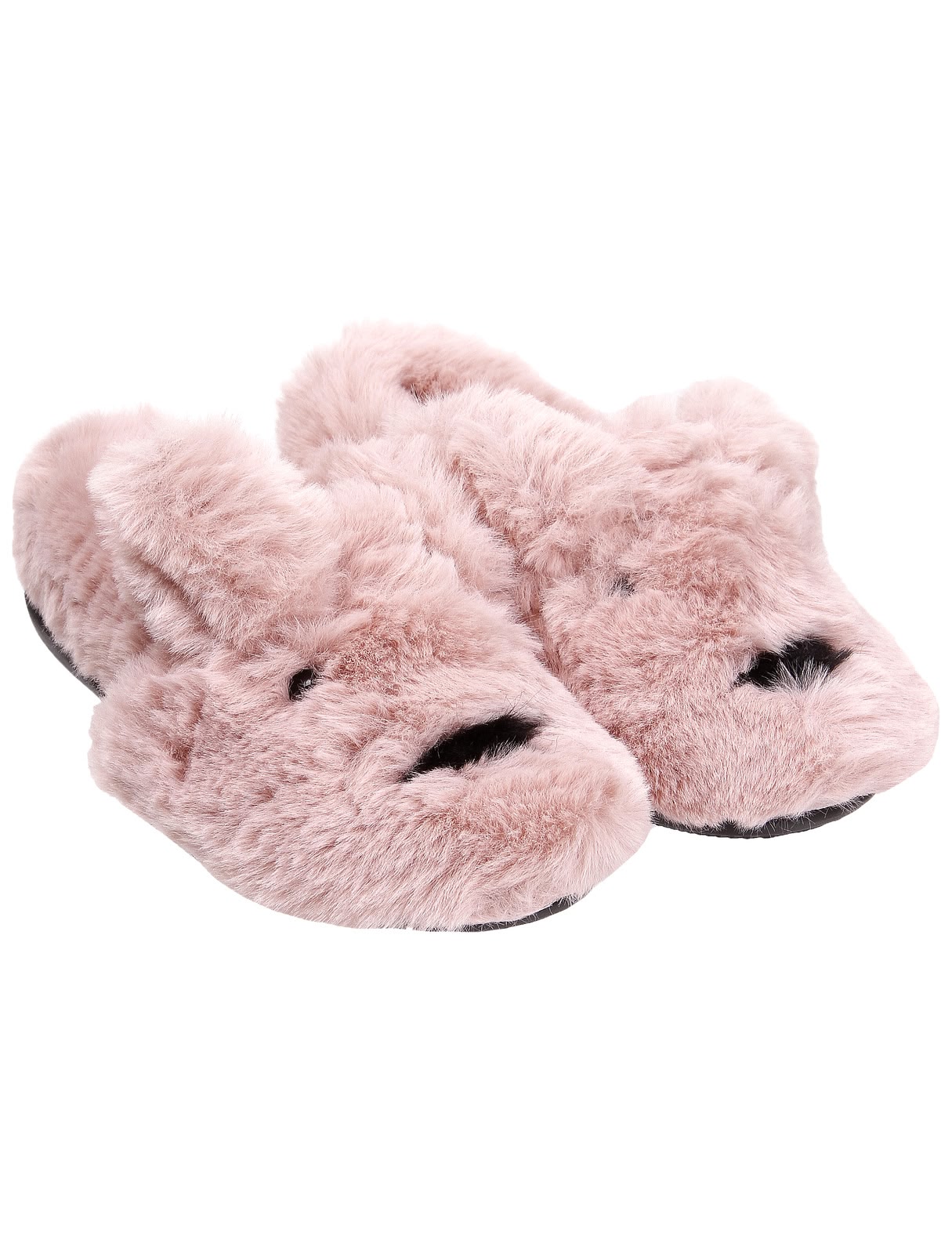 Пушистые шлепанцы