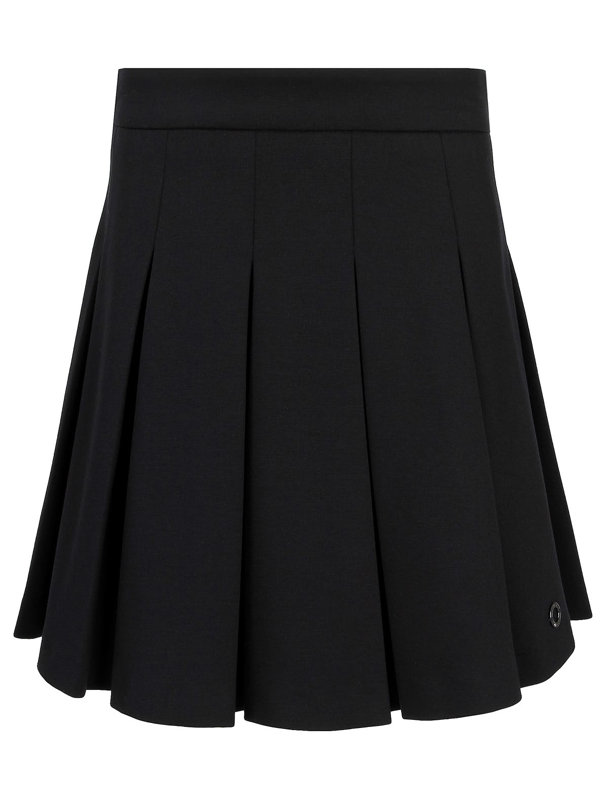 Тёмно-синяя юбка в складку