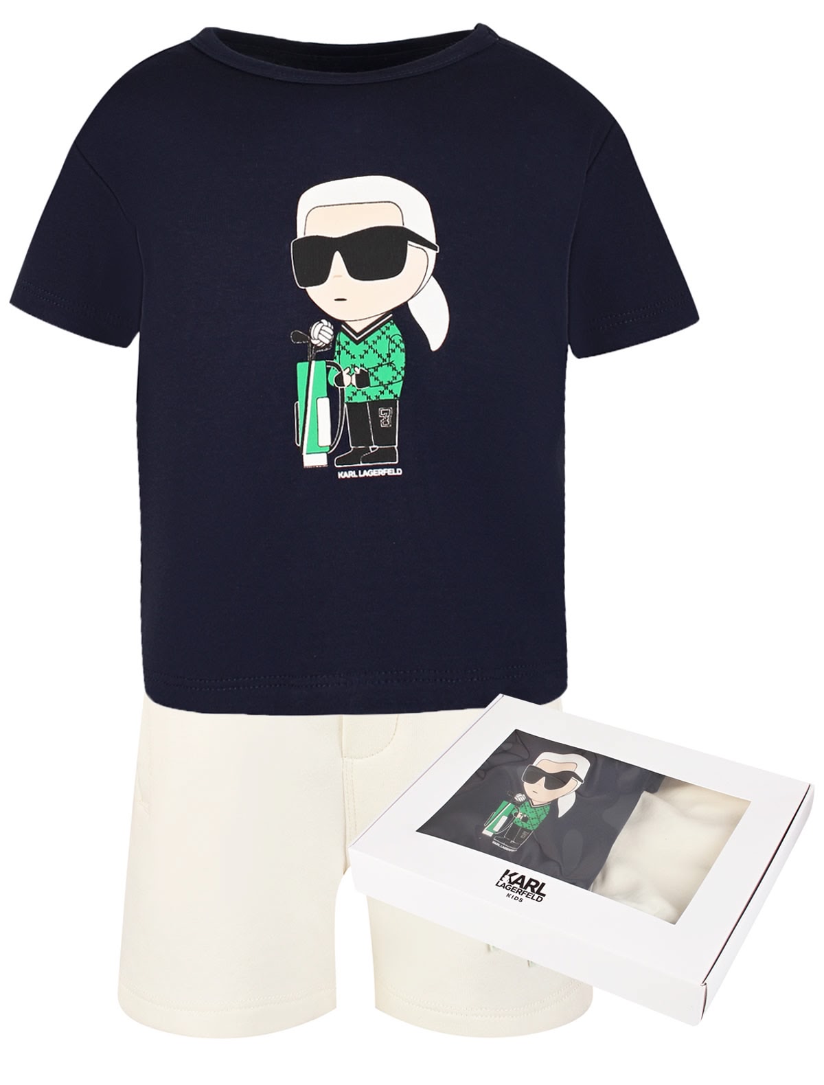 Комплект из шорт и футболки