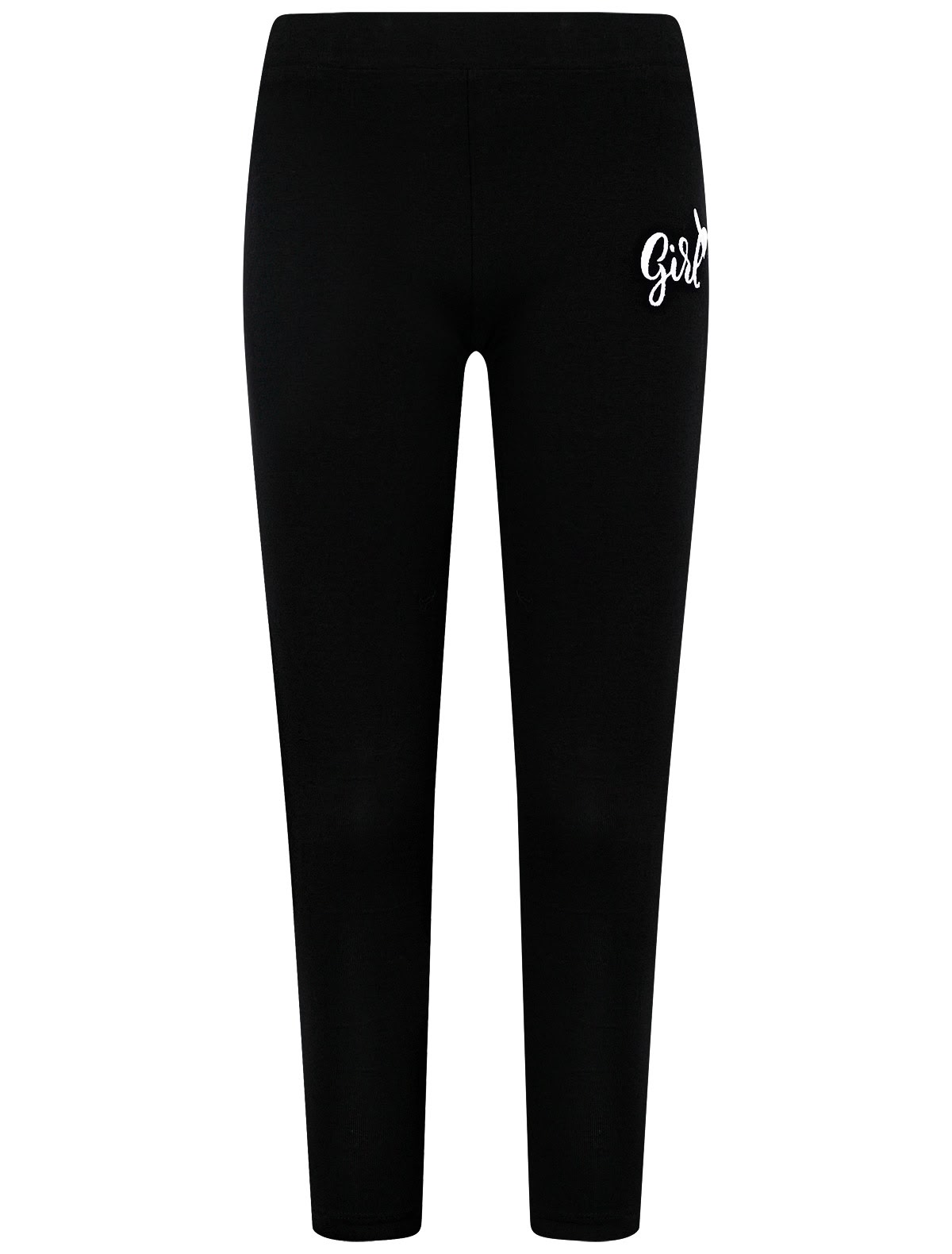 Черные леггинсы с логотипом