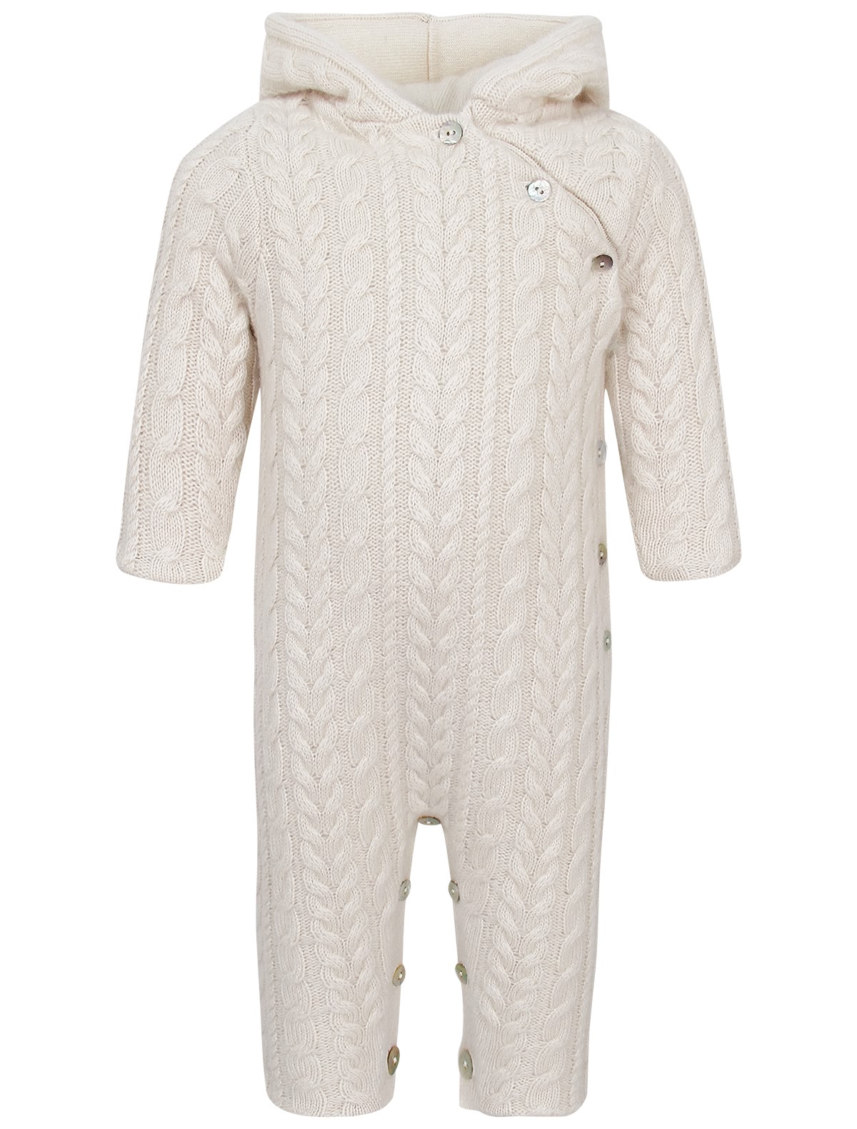 Кашемировый комбинезон в косичку