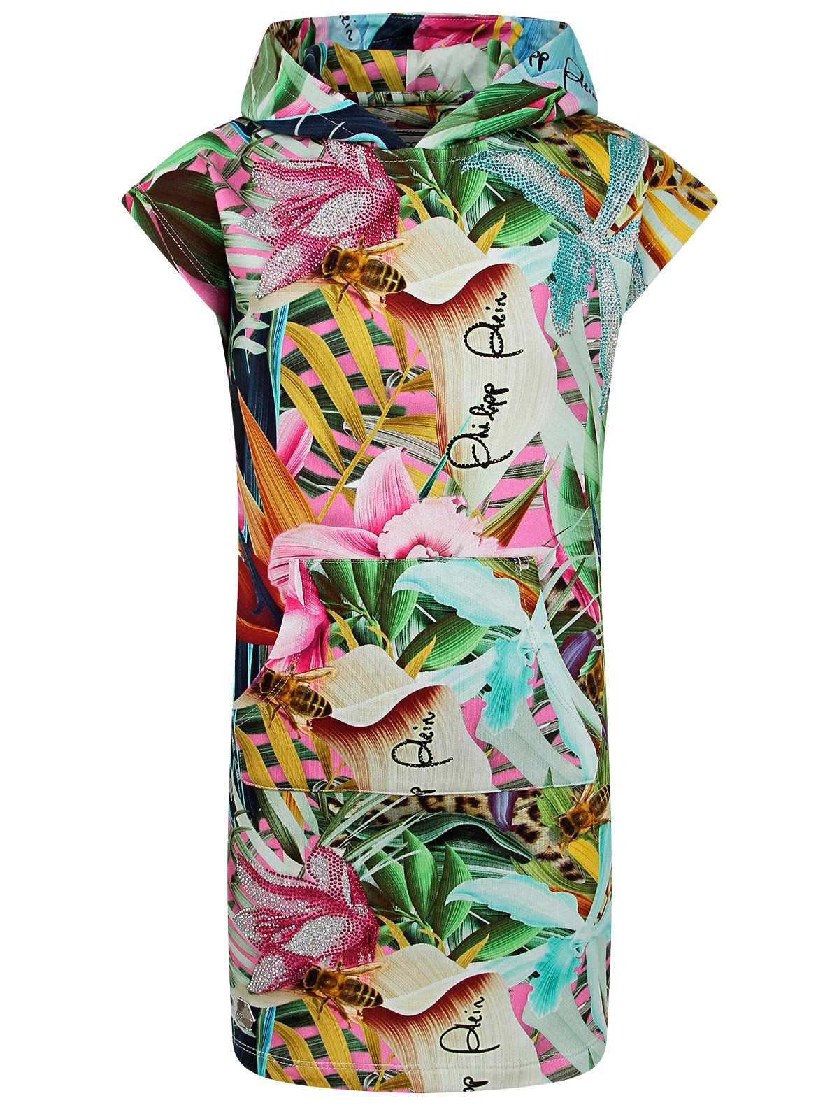 Платье Philipp Plein разноцветного цвета