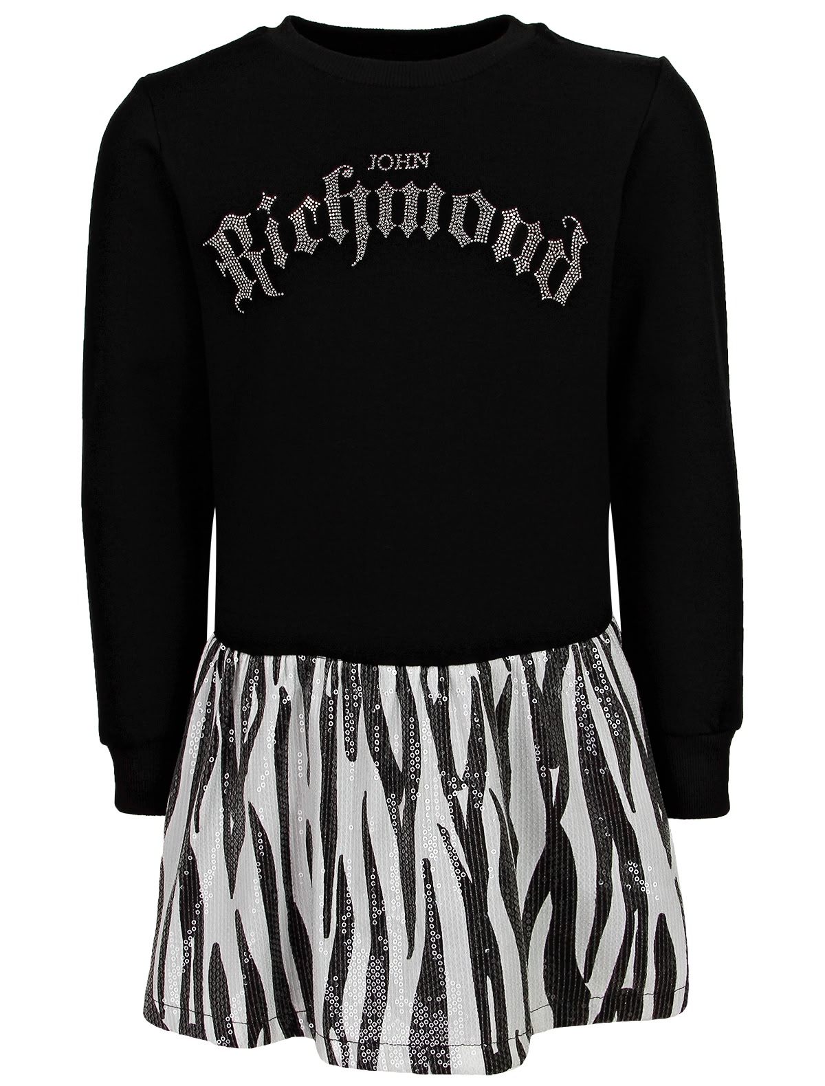 Платье с принтом зебра