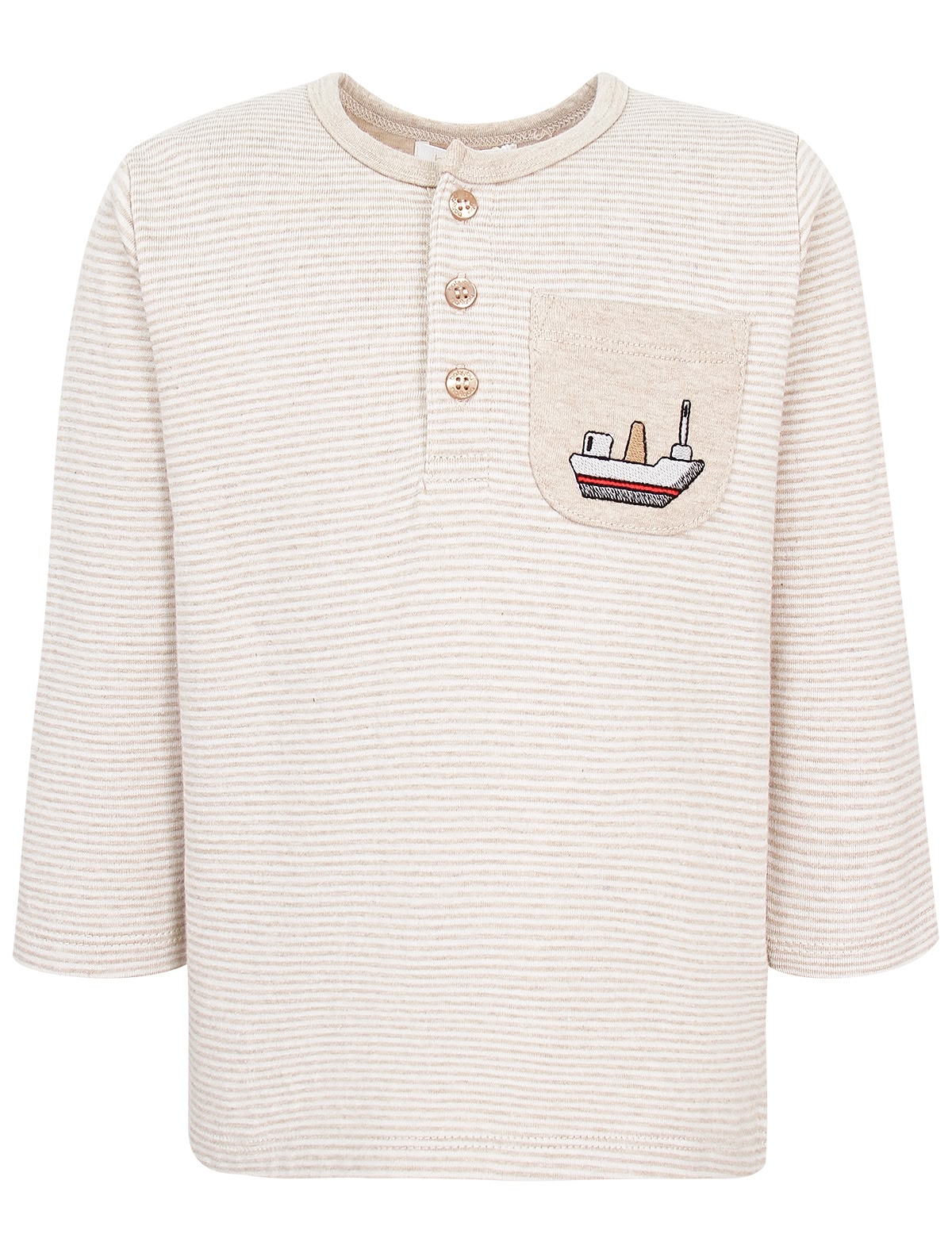 Лонгслив с пуговицами