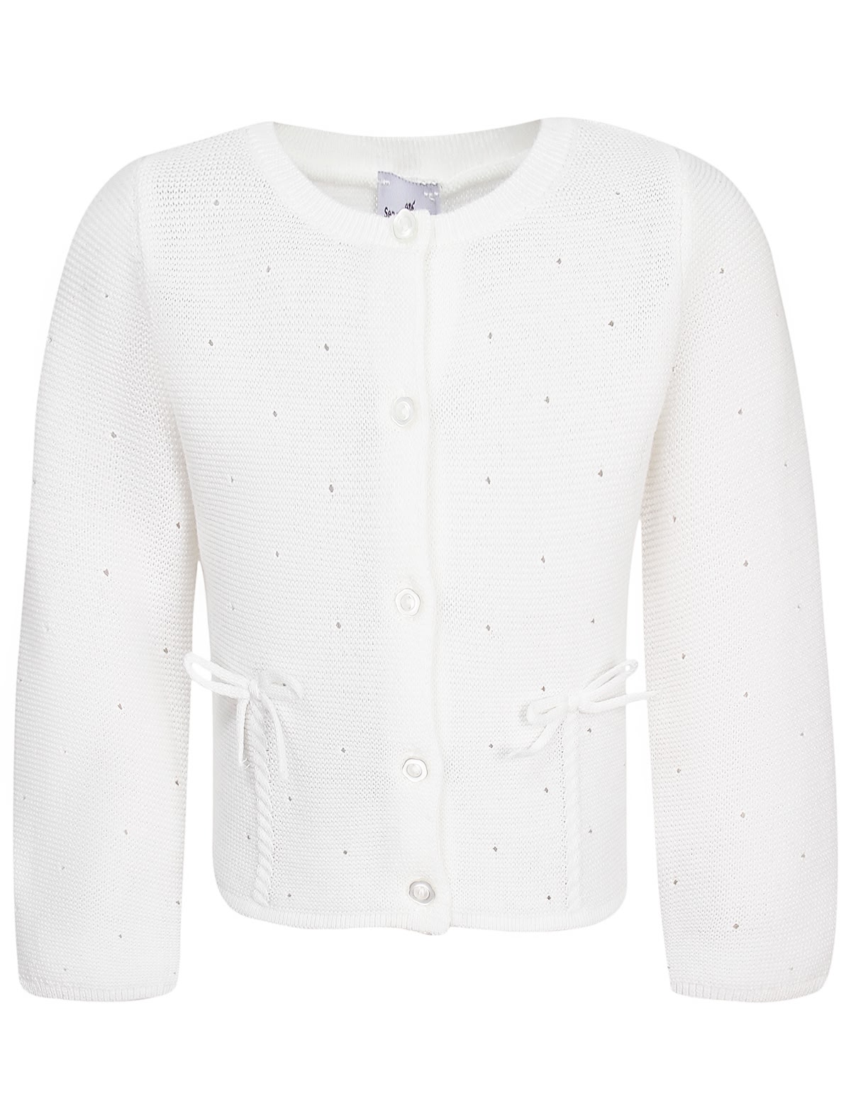 Белый кардиган