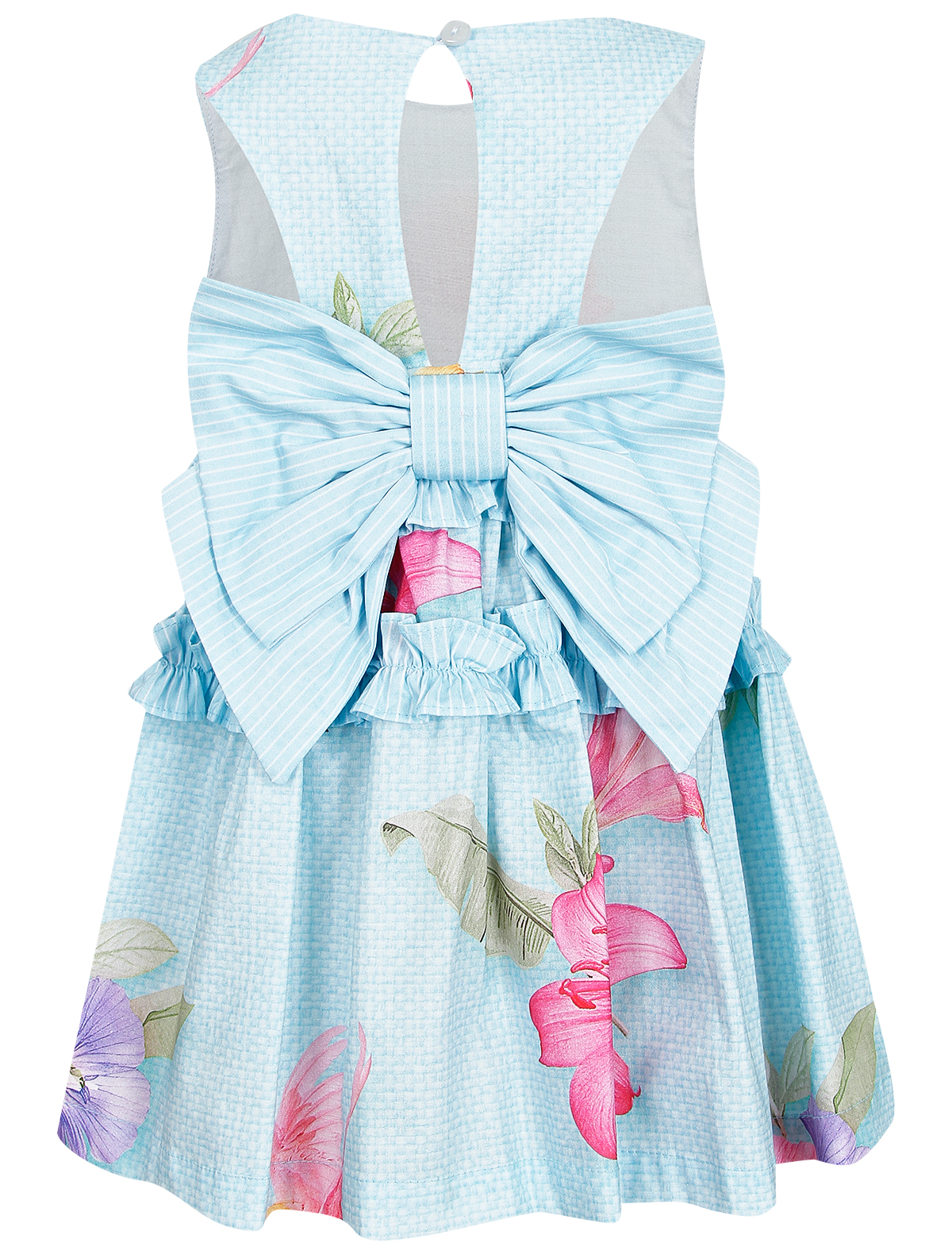 Платье Lapin House 2566801, цвет голубой, размер 3 1054709372028 - фото 4