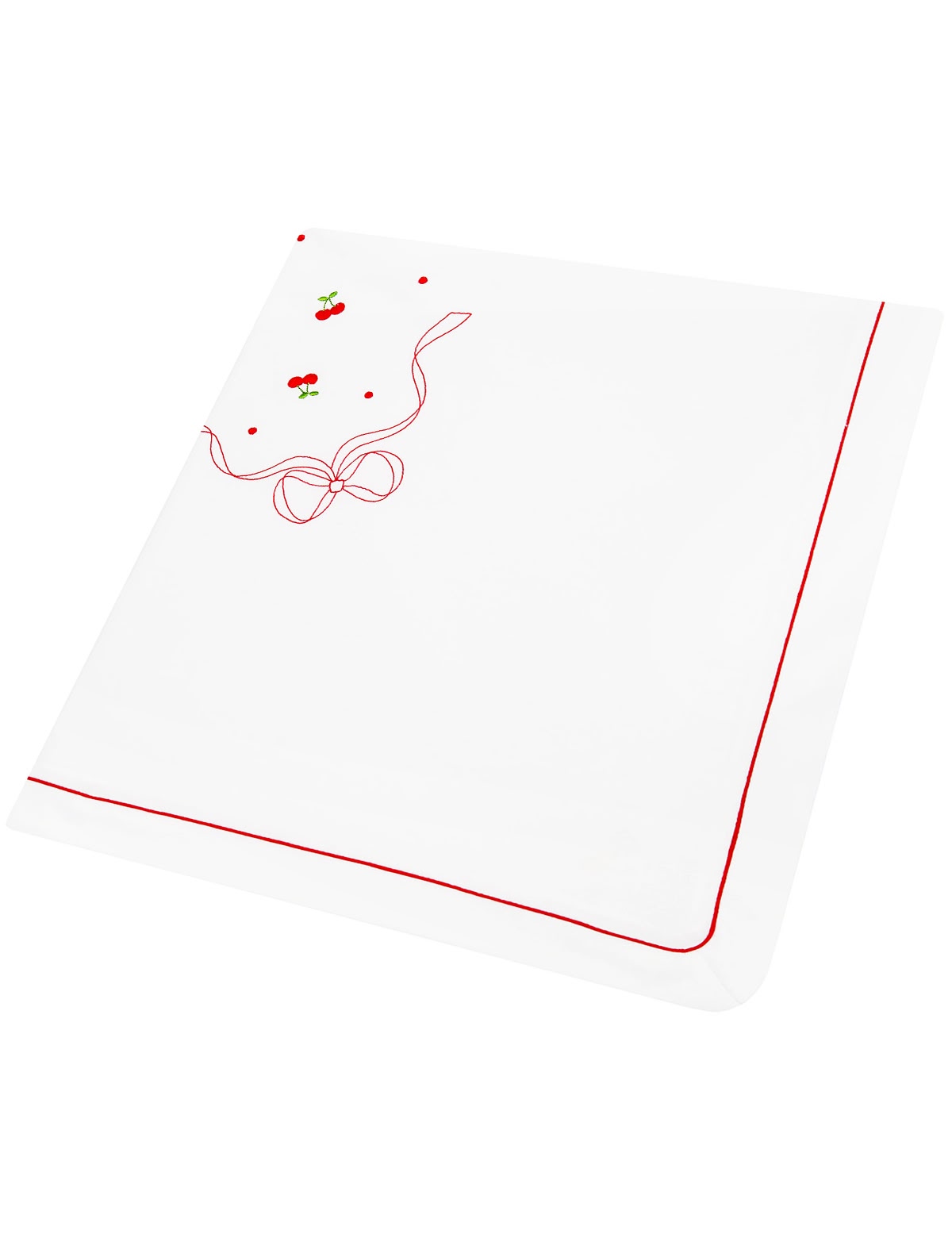 Хлопковое одеяло с вишнями