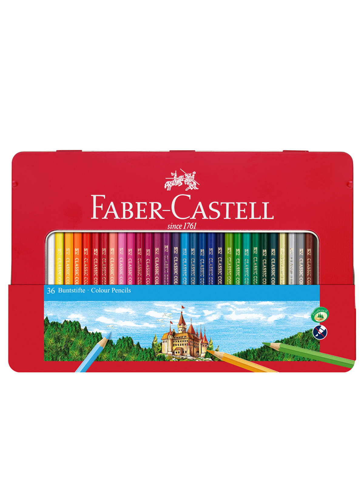 Карандаш Faber-Castell текстовыделитель highlighter tl серебряный металлик faber castell