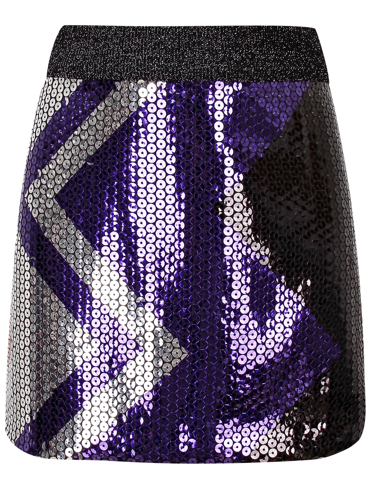 Юбка с пайетками