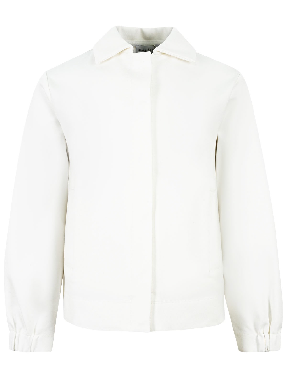 Кремовая толстовка с воротничком