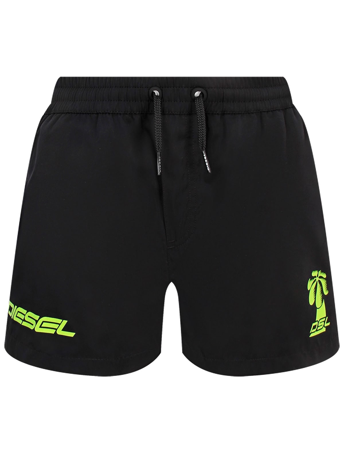 Чёрные пляжные шорты