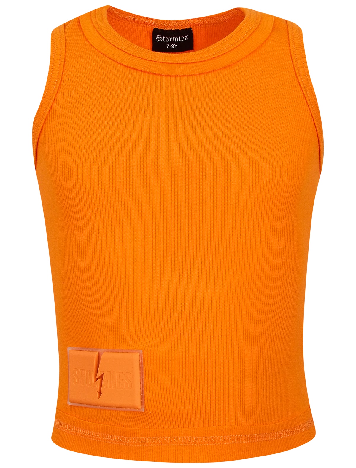 Оранжевый топ