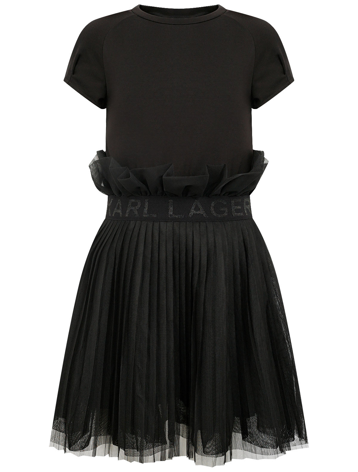 Платье KARL LAGERFELD 2357847, цвет черный, размер 11 1054609186282 - фото 1
