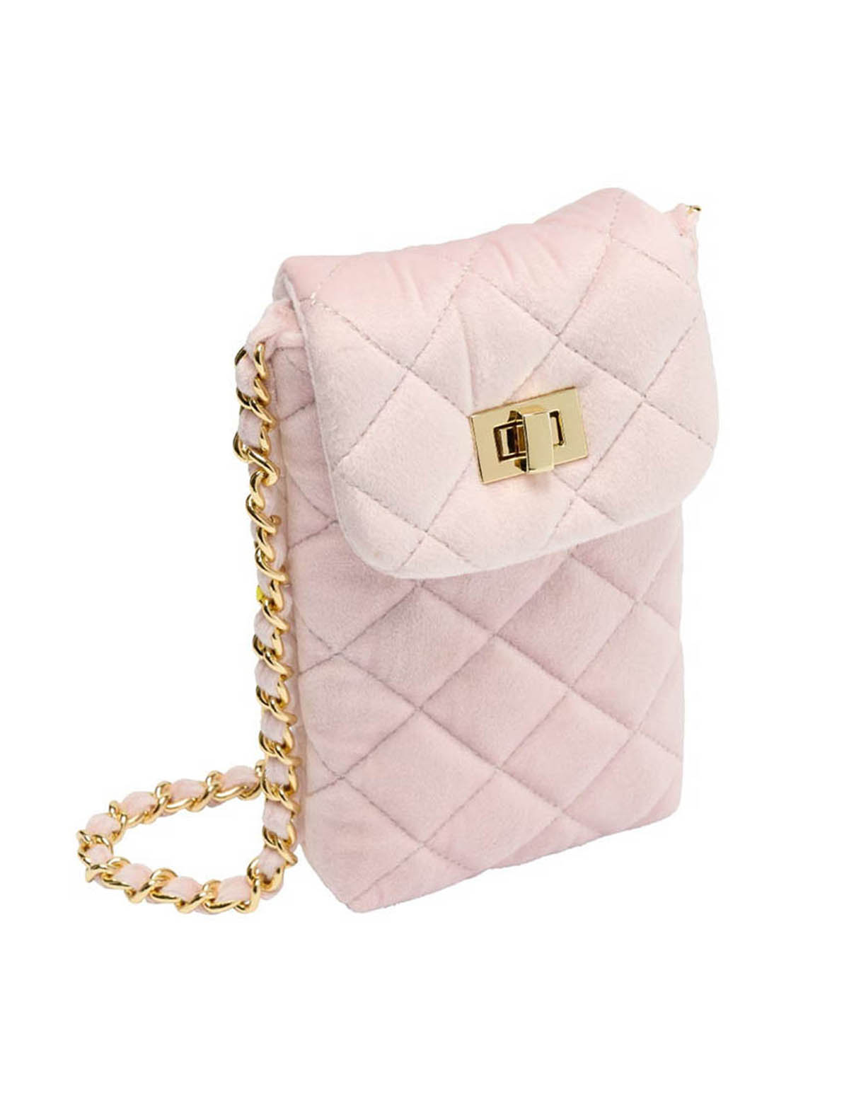 Детская стеганая сумка на цепочке