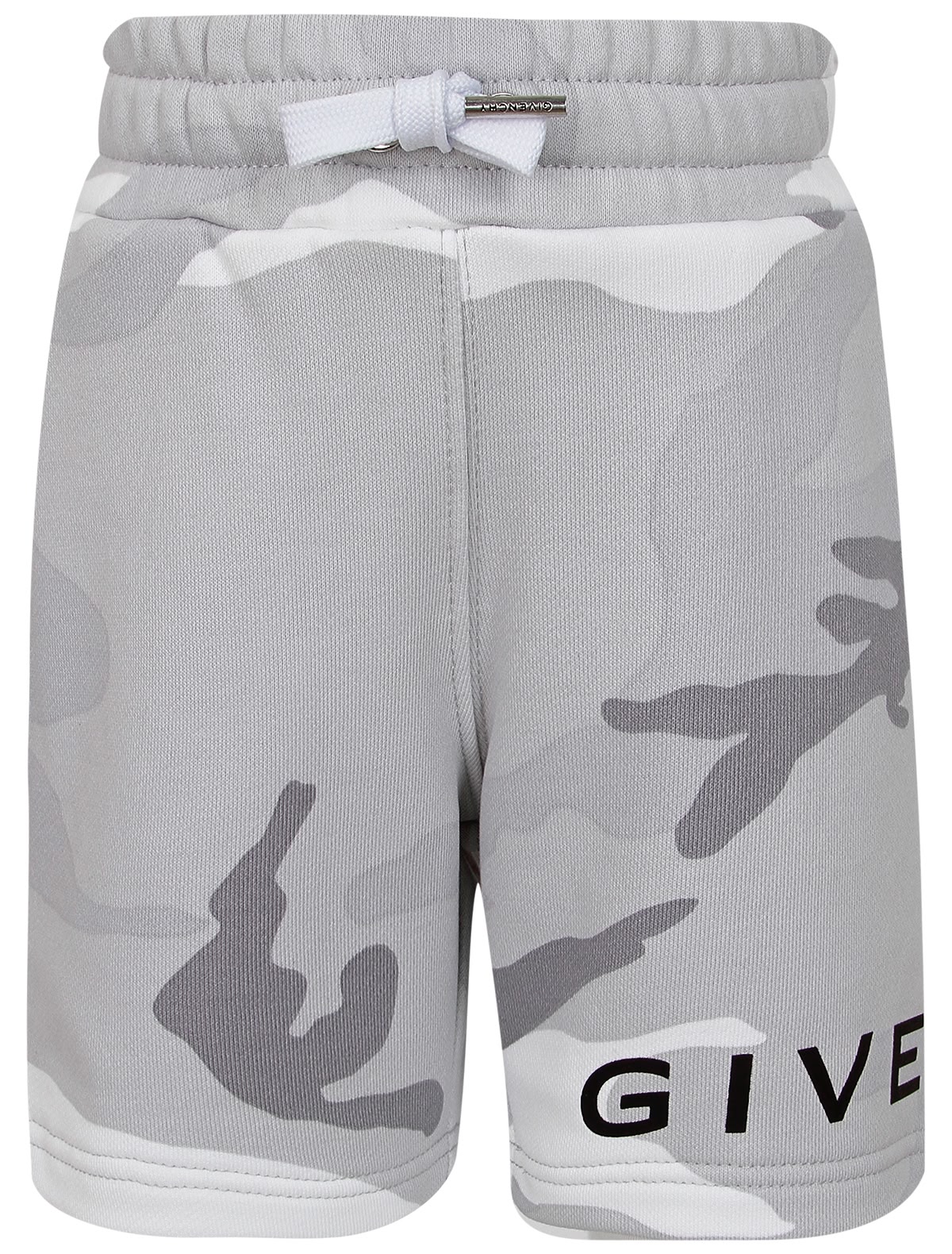 Шорты с принтом в стиле милитари