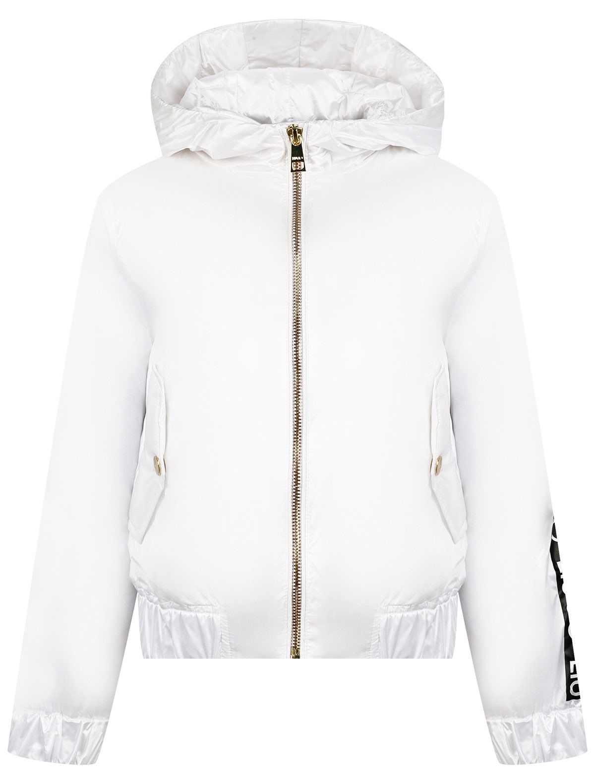 Белая Куртка с капюшоном
