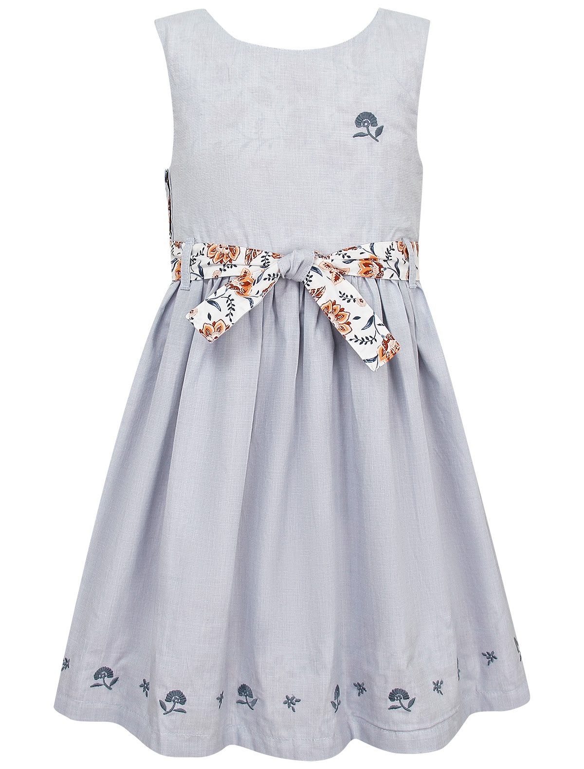 Двустороннее платье с поясом