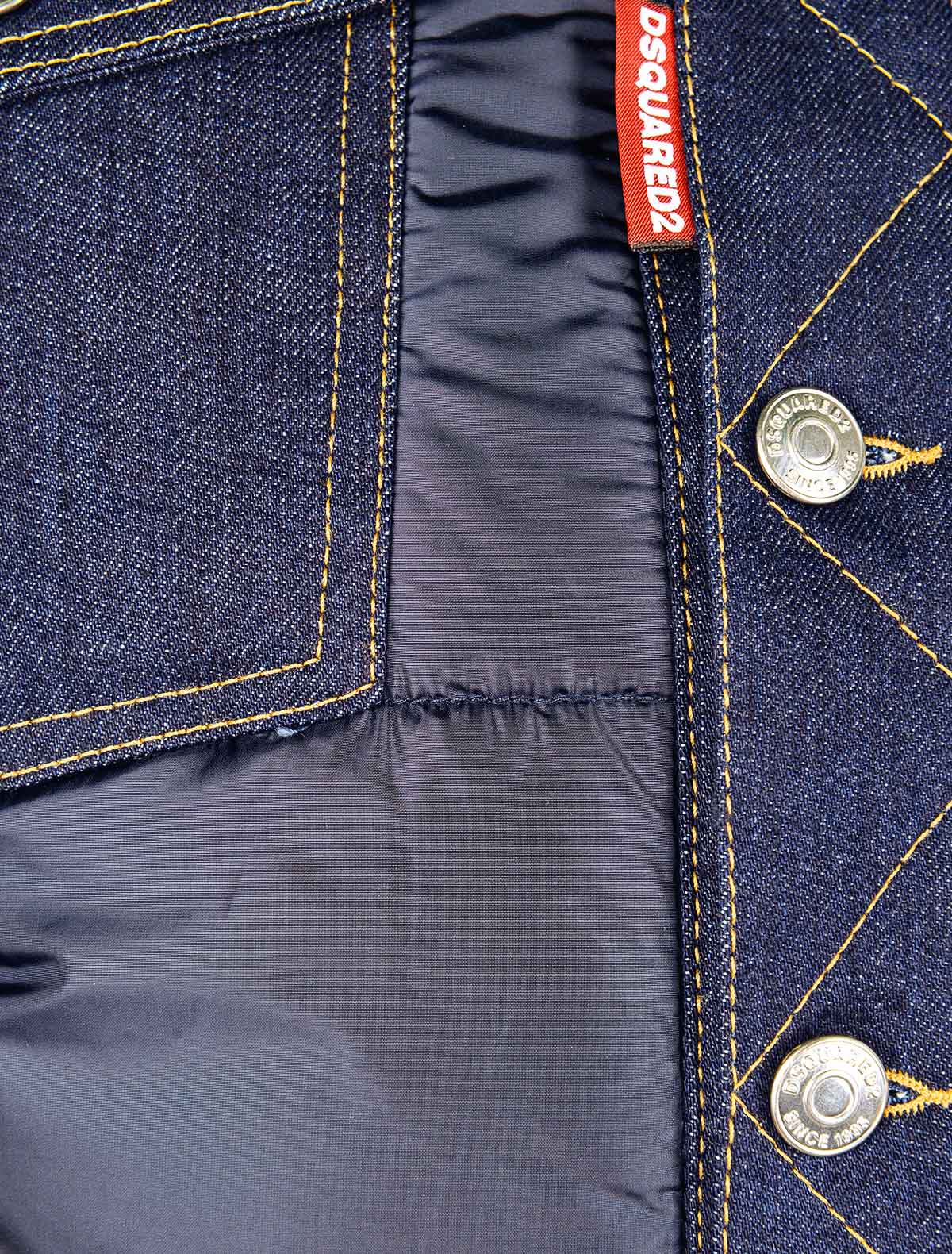 Куртка Dsquared2 1873872, цвет синий, размер 9 1071419880032 - фото 3