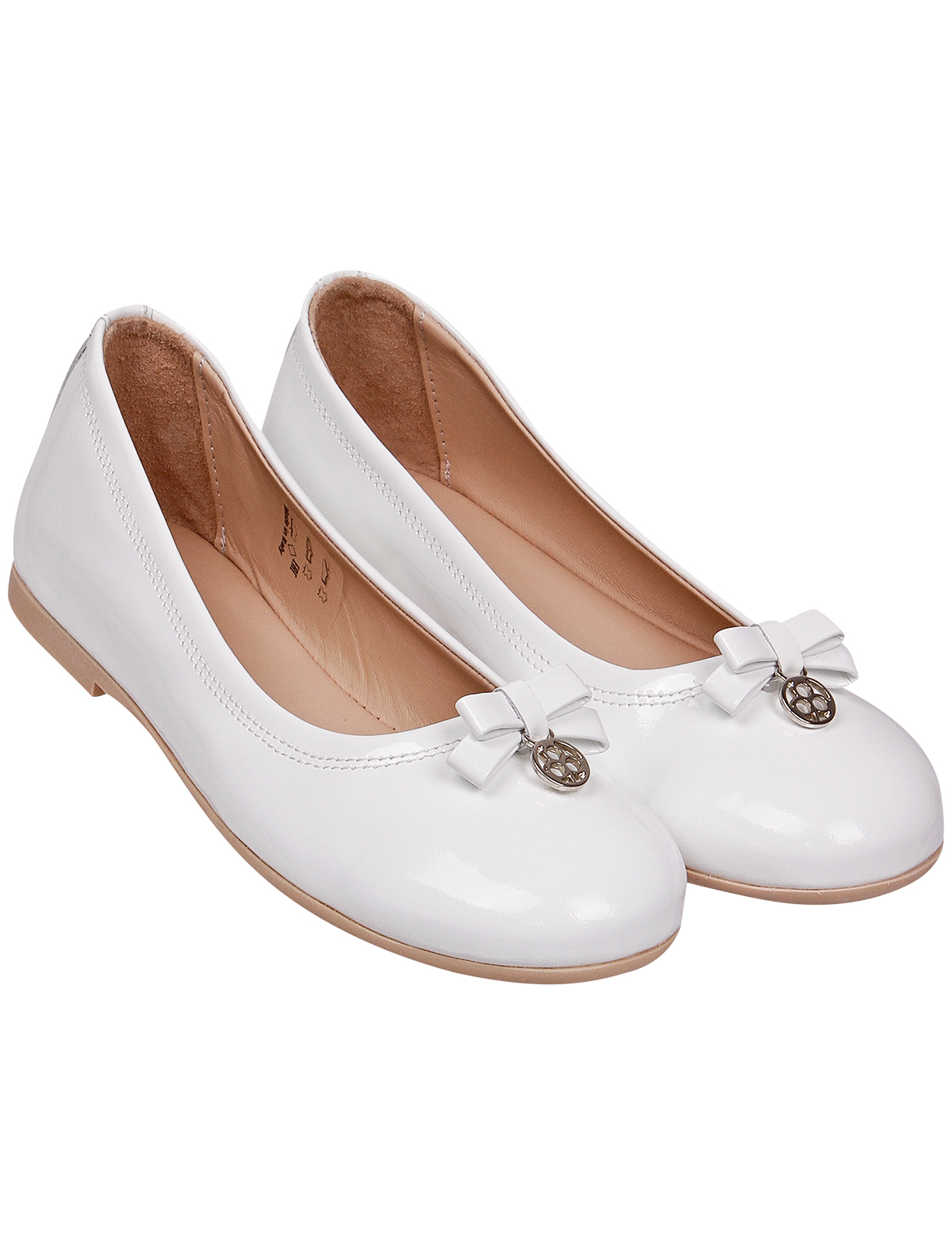 Туфли Florens белого цвета