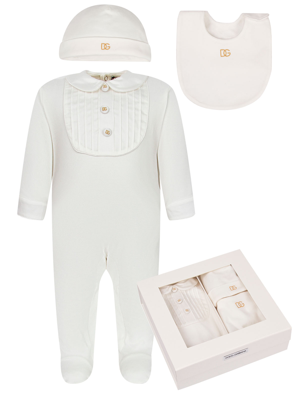 Комплект из 3 шт. Dolce & Gabbana 2410785, цвет белый, размер 6 3034519270415 - фото 1