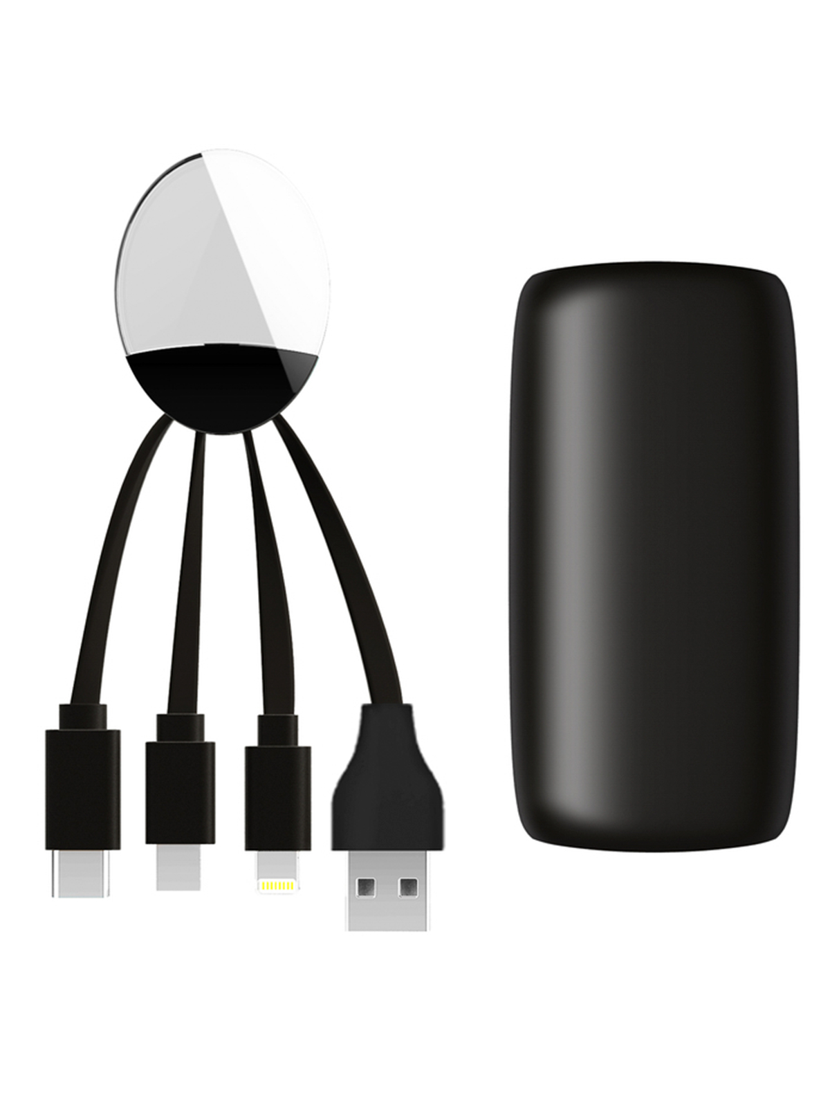 Кабель USB для зарядки Xoopar 2138465, цвет черный 5361128980021 - фото 1