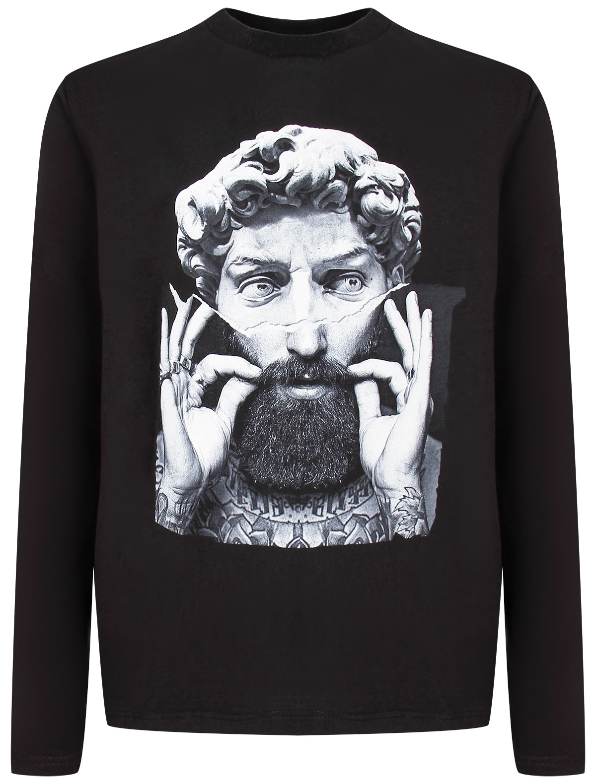 Лонгслив с принтом