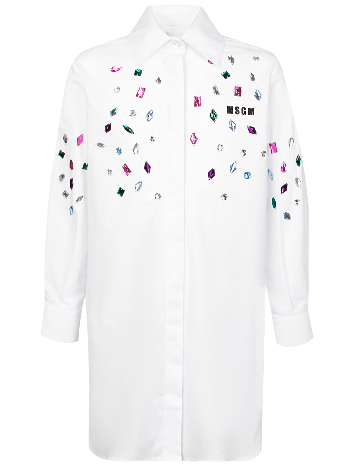 Блуза MSGM 2598177, цвет белый, размер 7