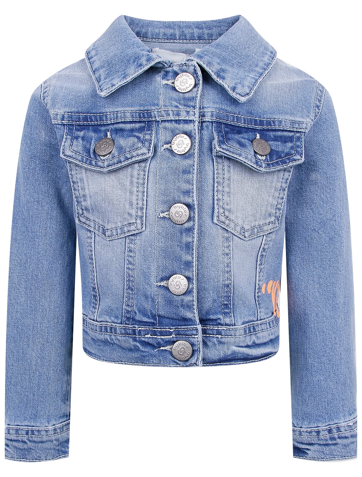 Куртка из голубого денима