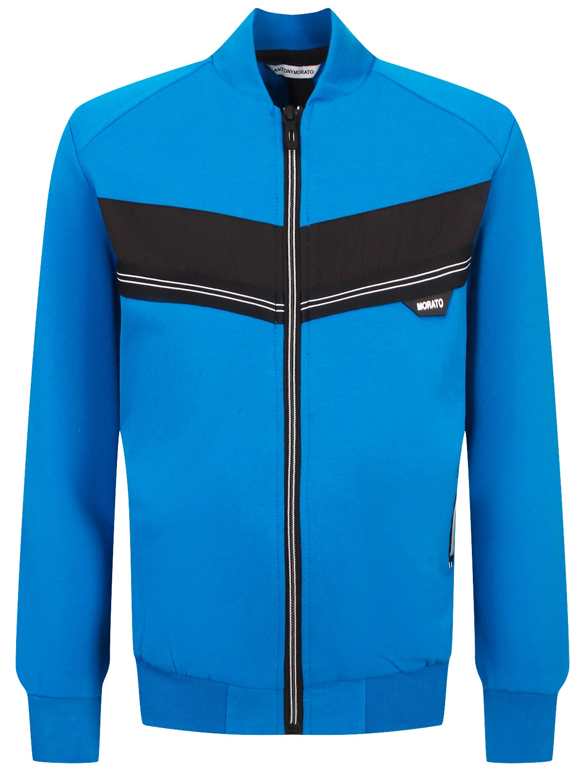 Синяя толстовка на молнии