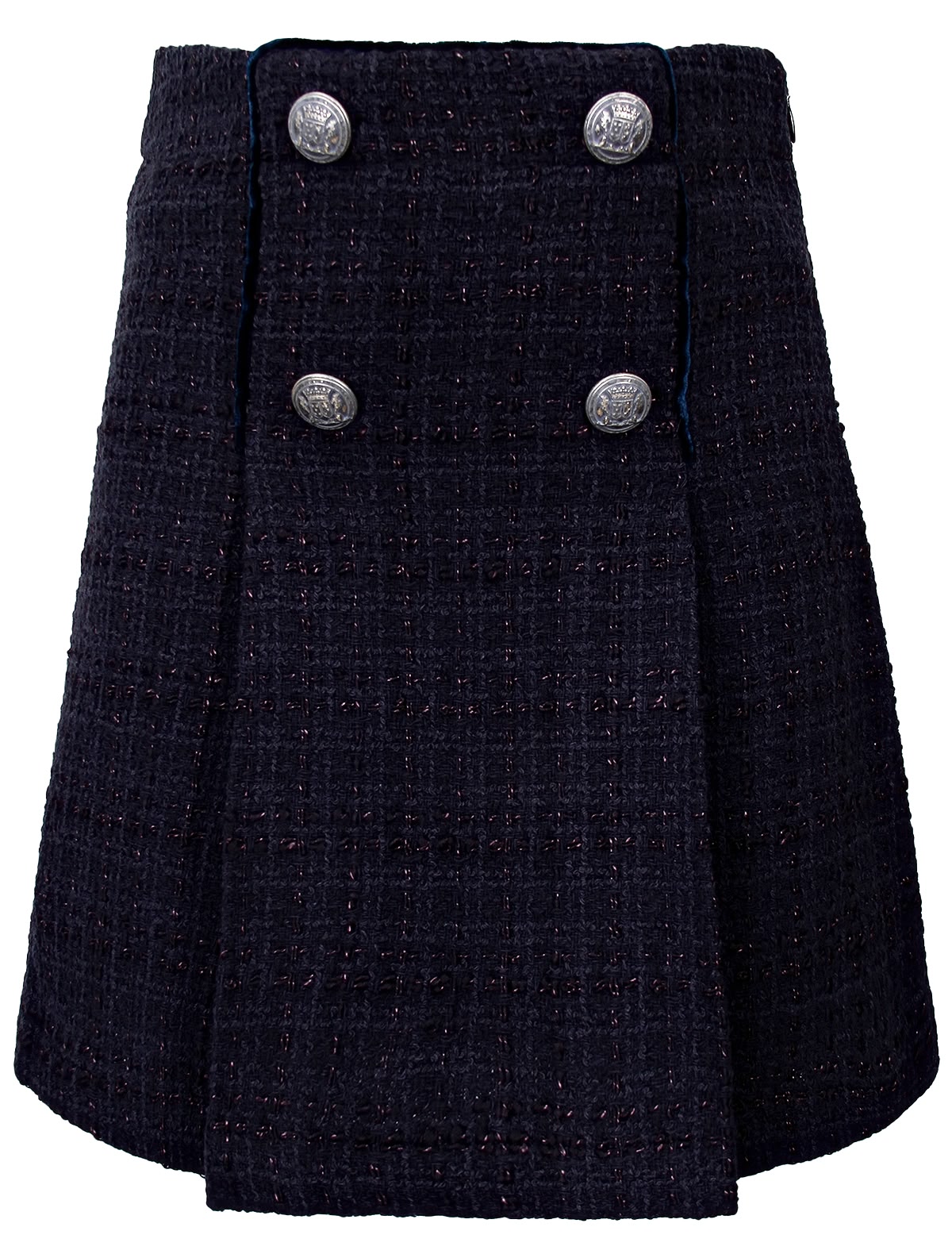 Юбка с декоративными пуговицами