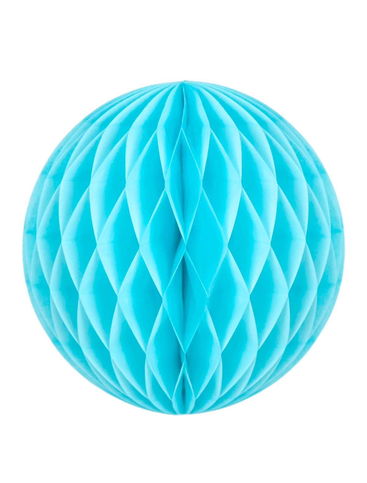 Шар - соты -Голубой драже, 30 см