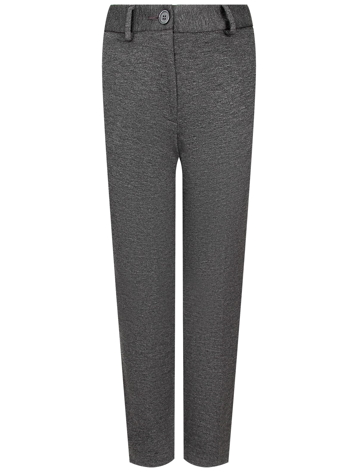 Прямые серые брюки