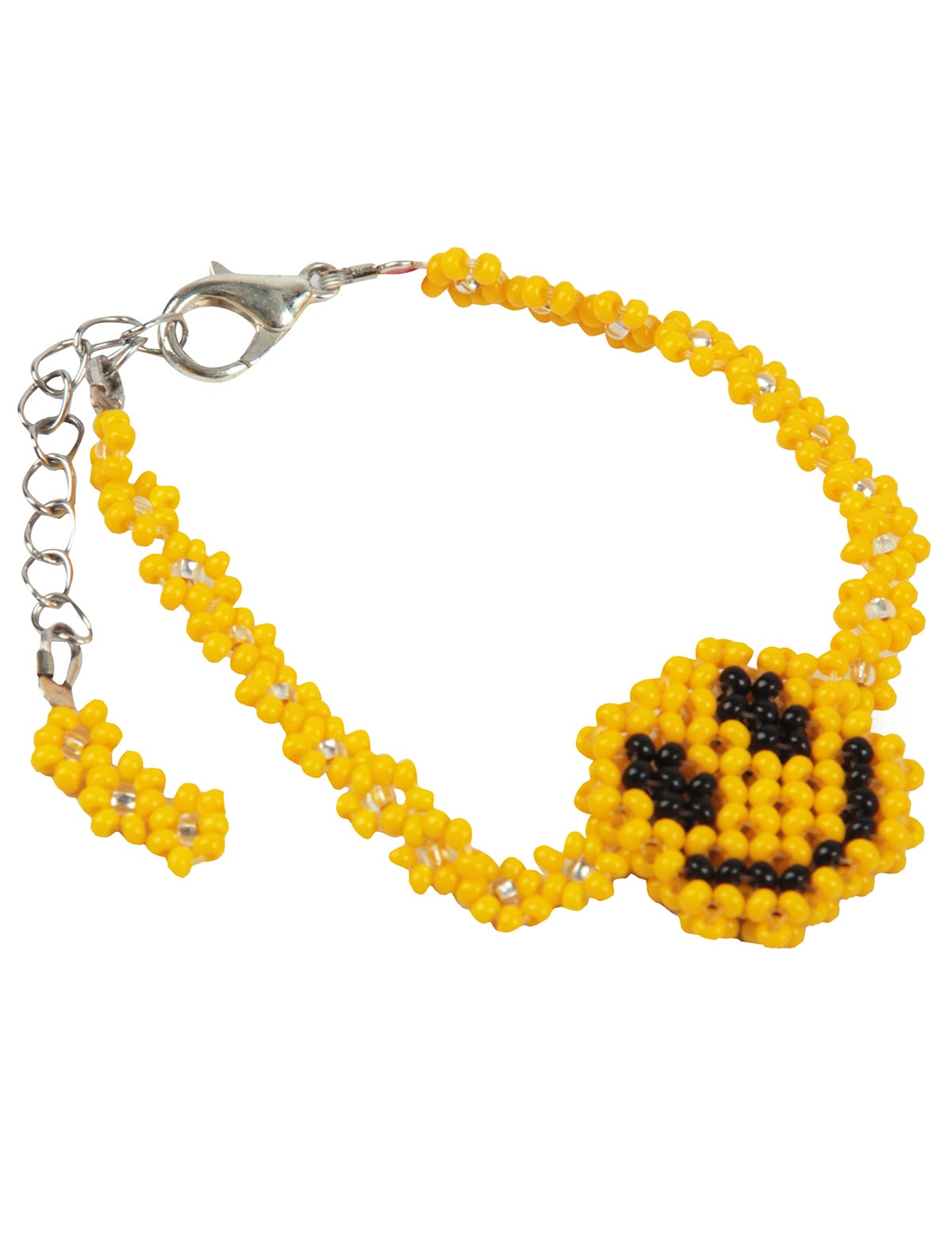 Жёлтый браслет со смайликом