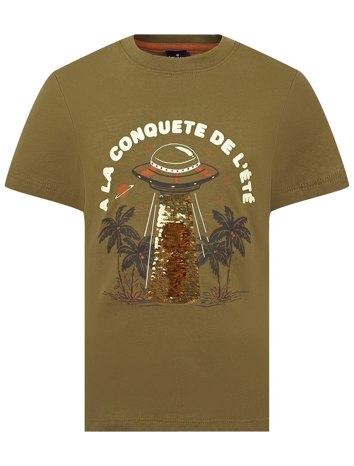 Футболка с летающей тарелкой