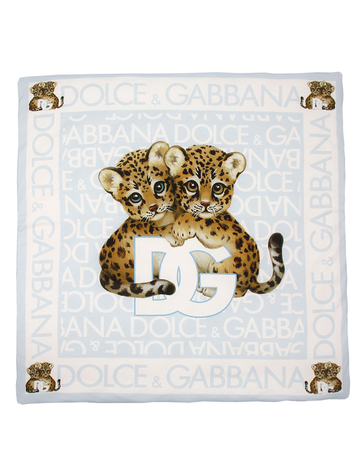 Одеяло Dolce & Gabbana 2654870, цвет голубой, размер 1