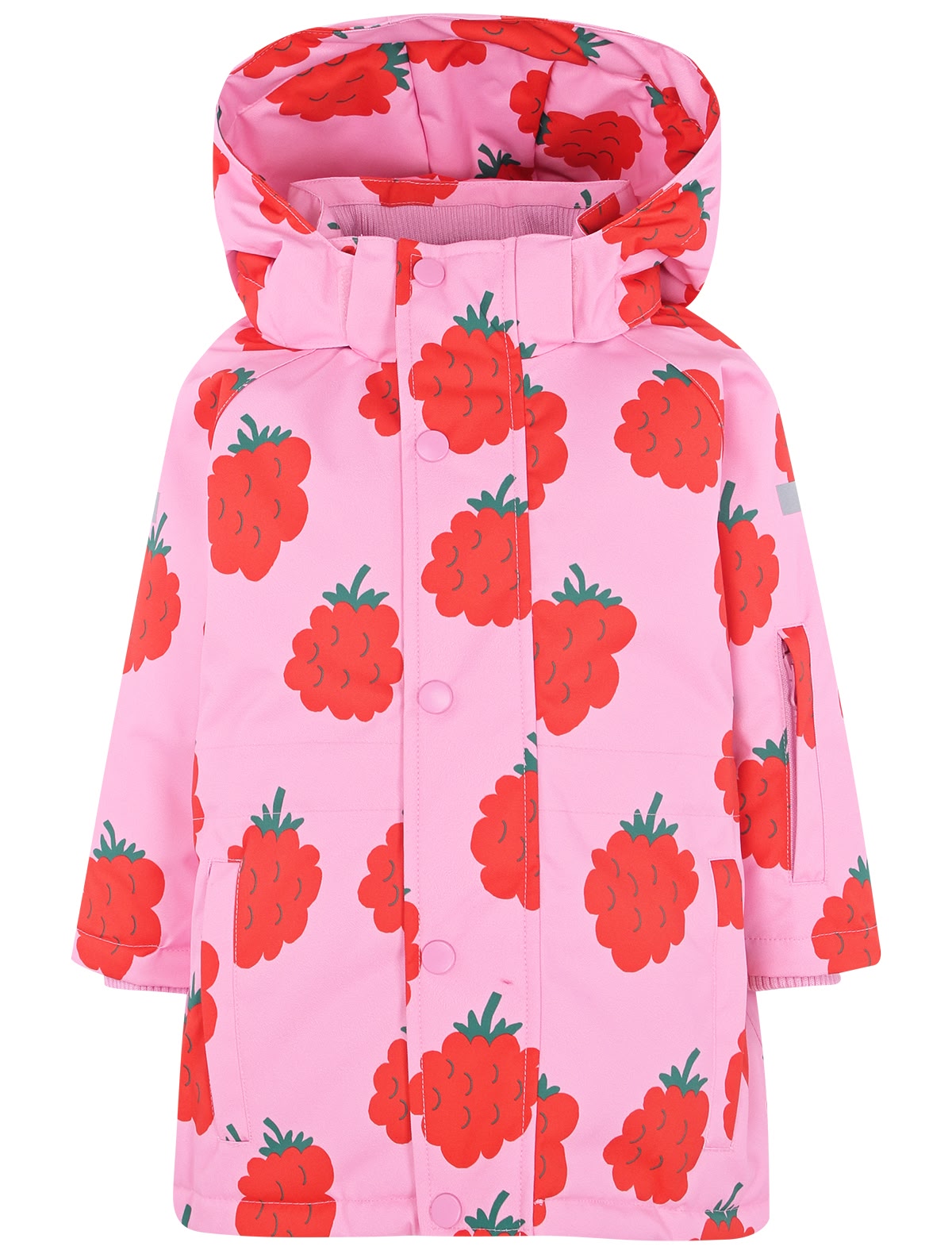 Куртка с принтом малина