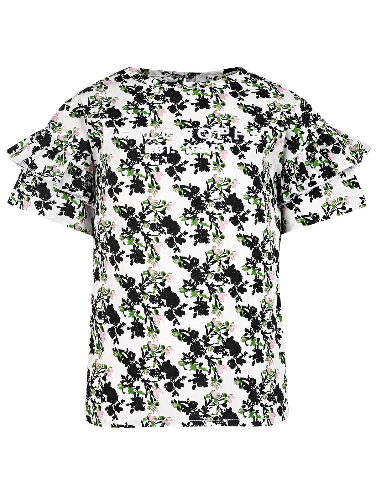 Блуза с цветочным узором