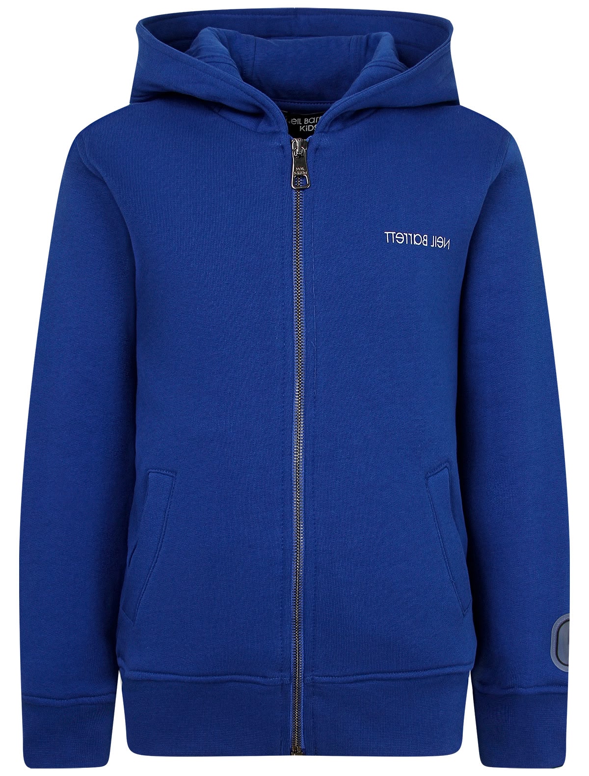 Толстовка синяя с принтом на спине