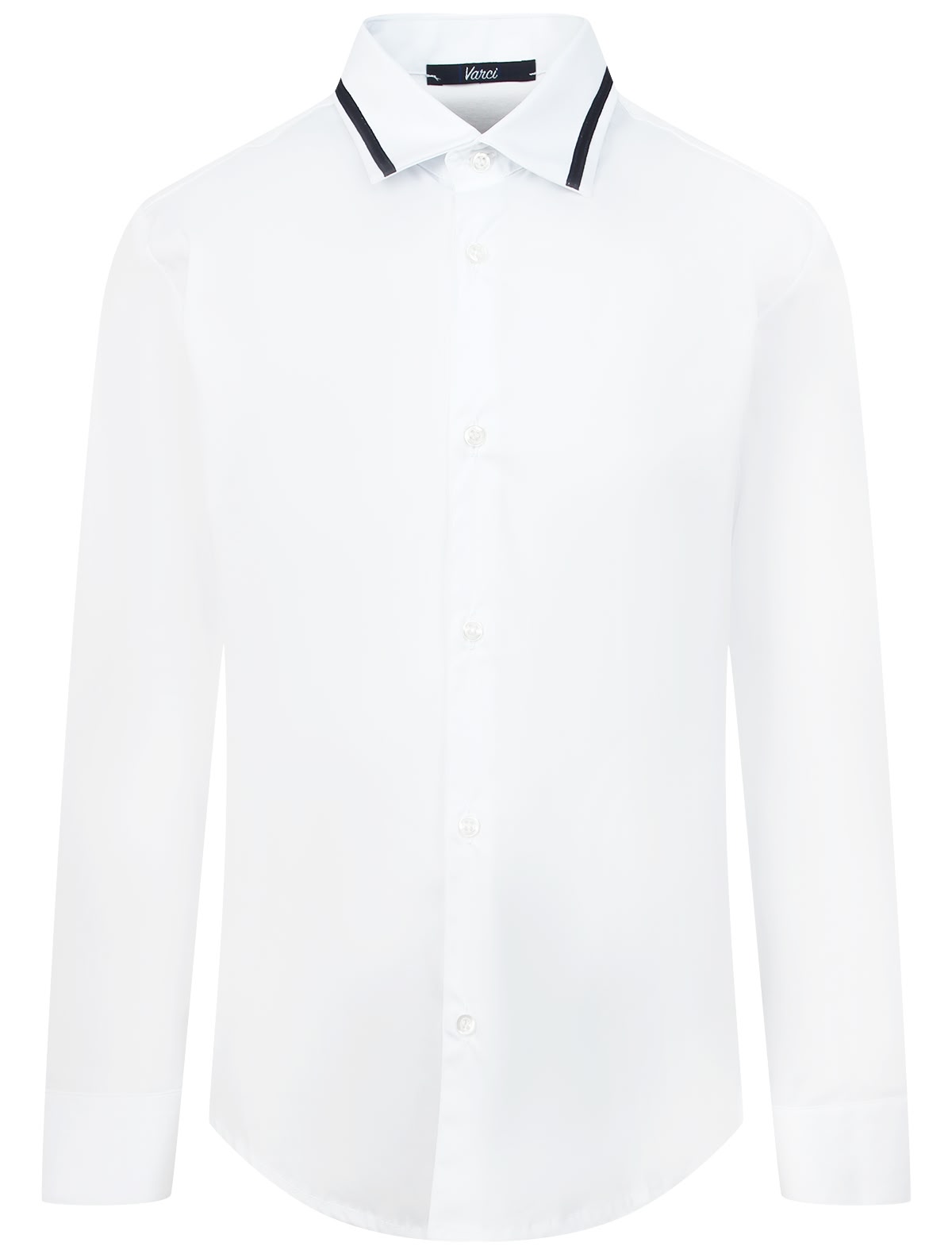 Рубашка с кантом на воротнике