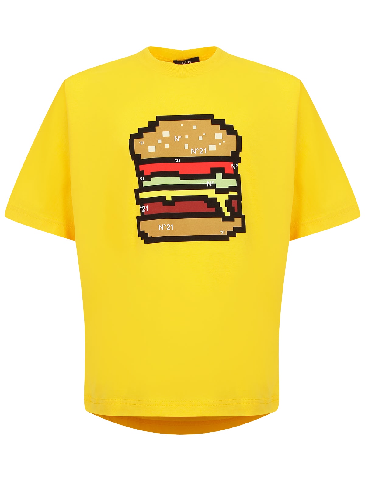 Футболка с принтом бургер