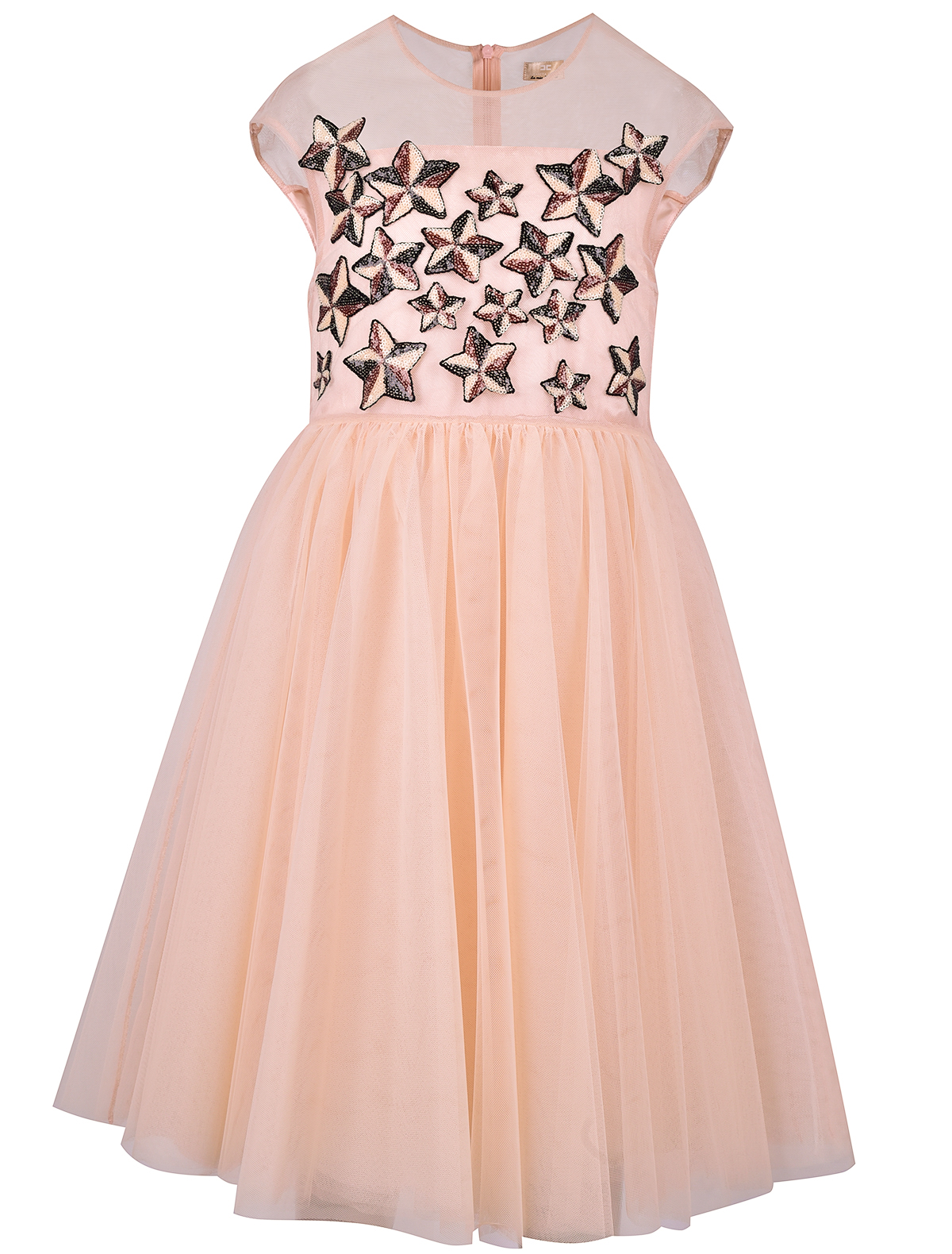 Платье ELISABETTA FRANCHI 1991490, цвет разноцветный, размер 11 1052109970189 - фото 1