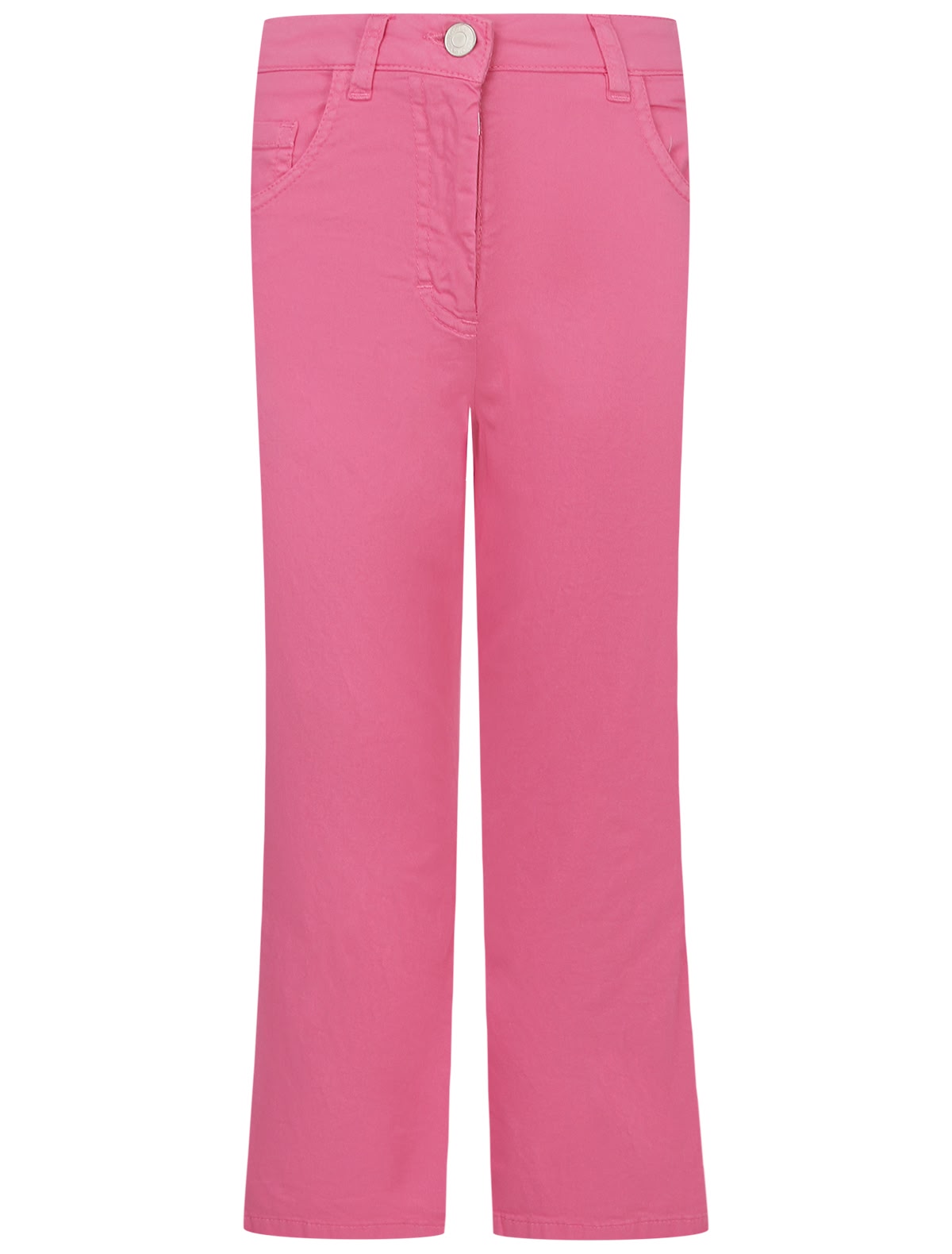 Розовые брюки-клёш