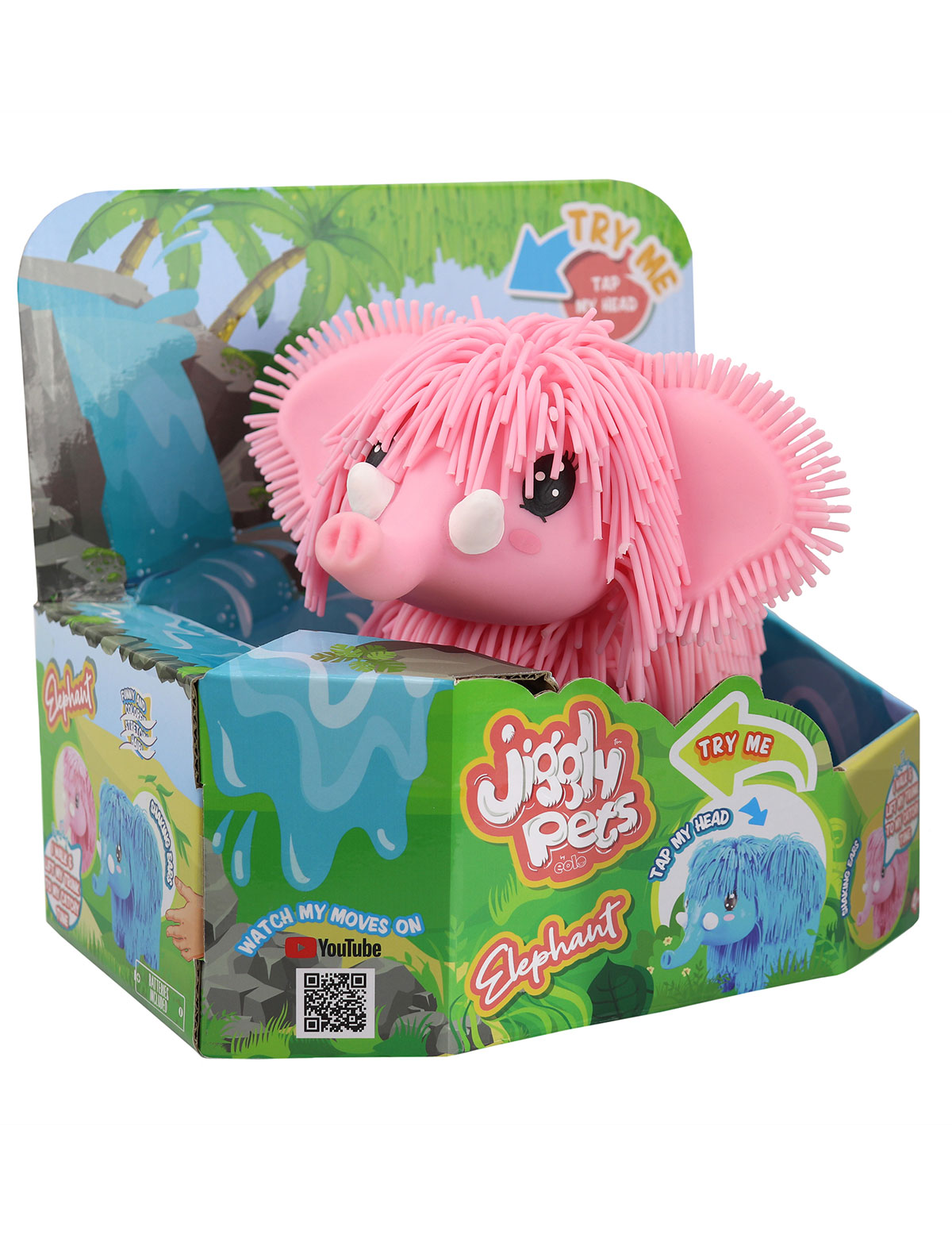 Игрушка интерактивная Jiggly Pets 2546598, цвет розовый 7674509370013 - фото 4